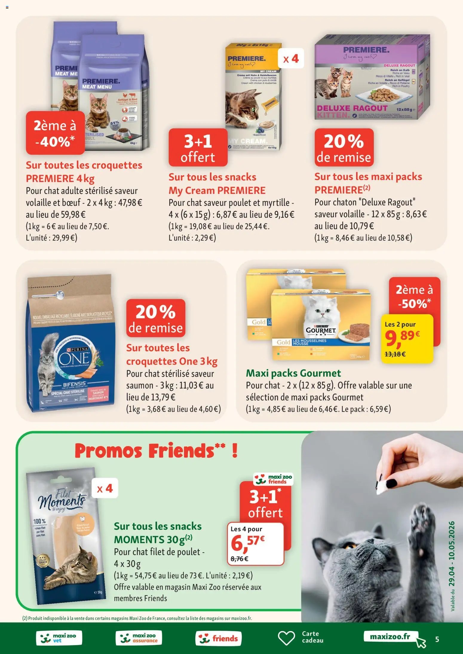 Maxi ZOO catalogue à partir du 29/04/2026 Maxi ZOO catalogue