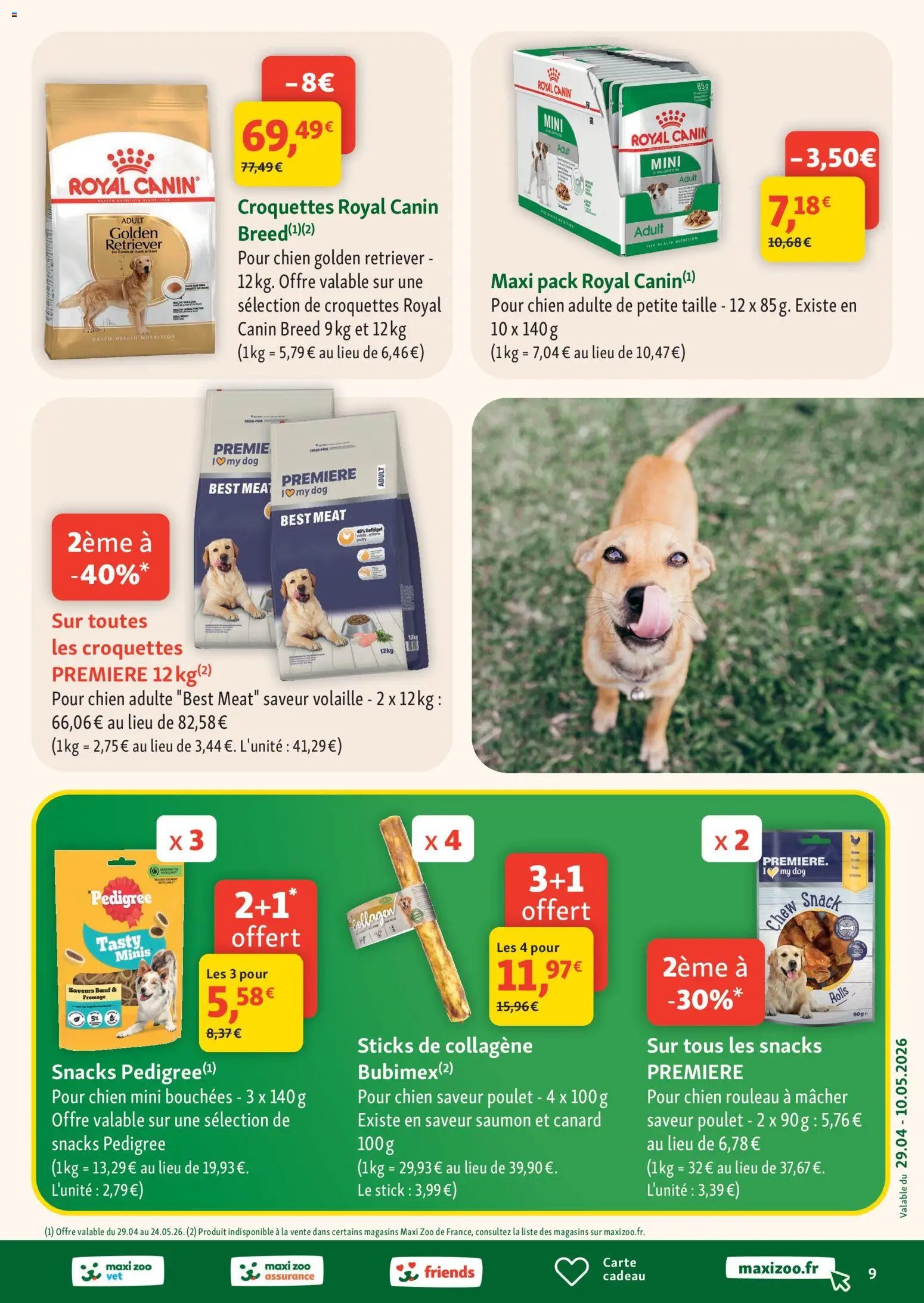 Maxi ZOO catalogue à partir du 29/04/2026 Maxi ZOO catalogue