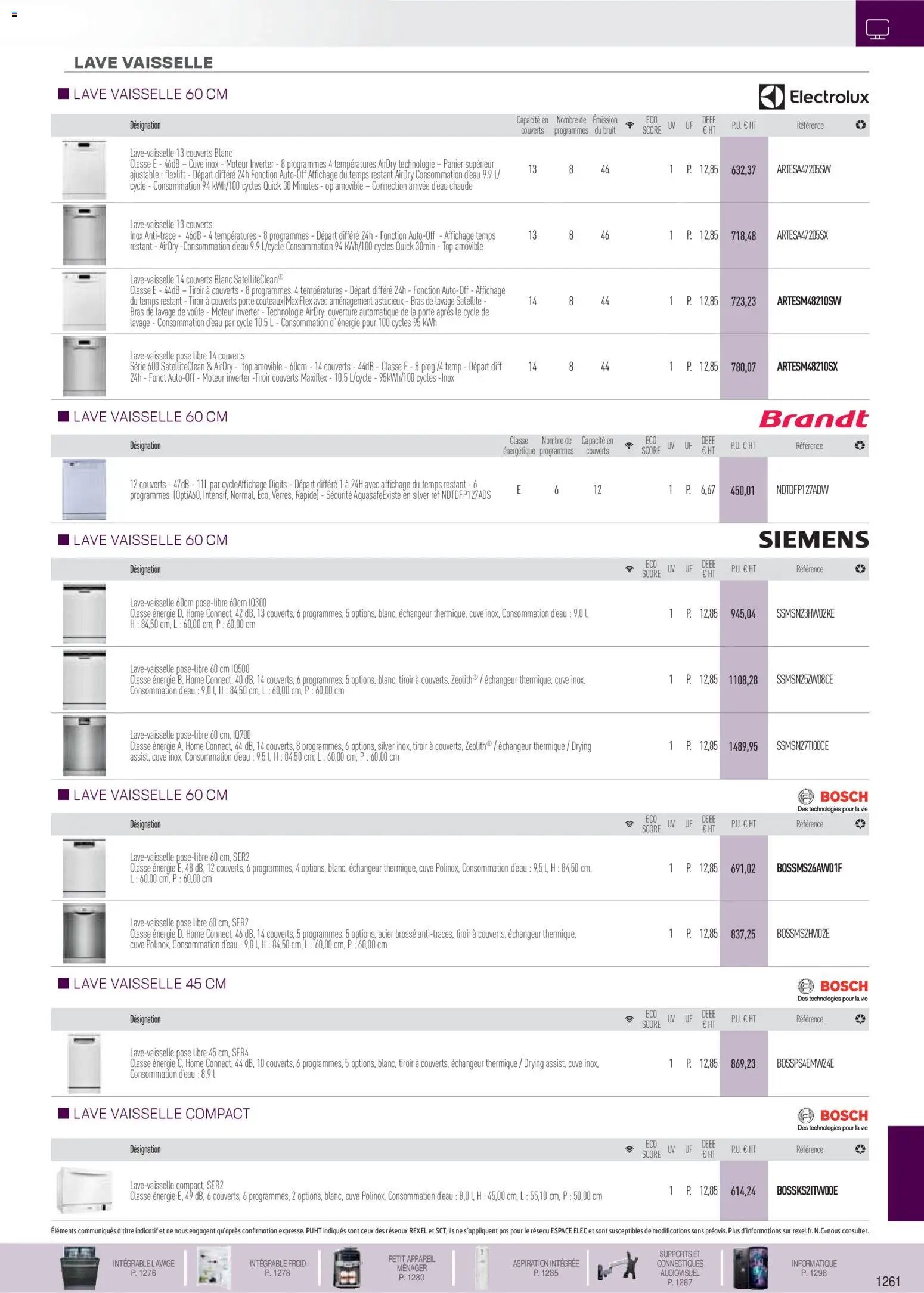 Rexel catalogue à partir du 18/11/2025 Brochure électroménager et multimédia