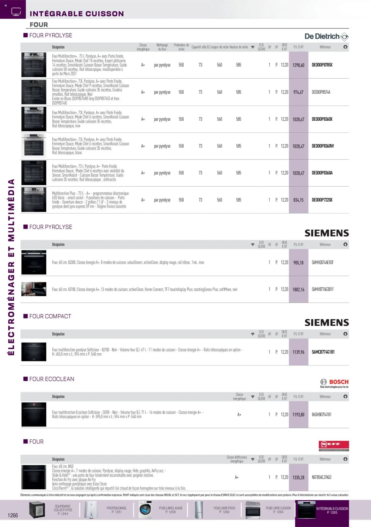 Rexel catalogue à partir du 18/11/2025 Brochure électroménager et multimédia