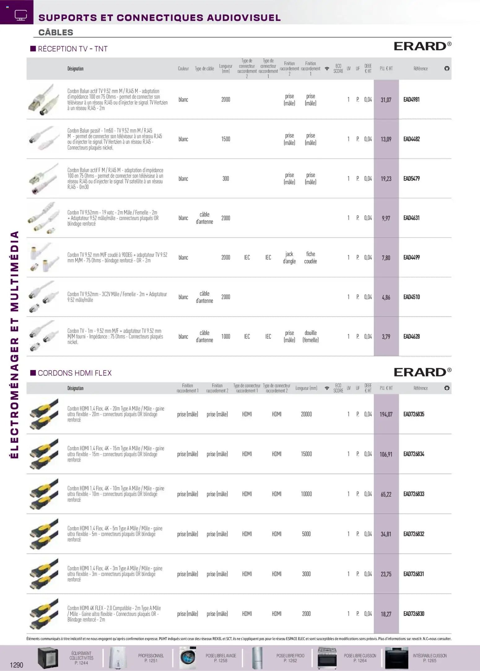Rexel catalogue à partir du 18/11/2025 Brochure électroménager et multimédia