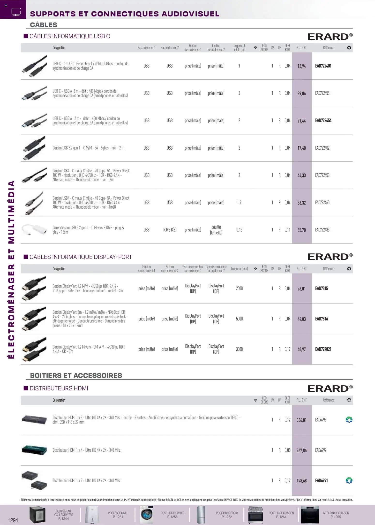 Rexel catalogue à partir du 18/11/2025 Brochure électroménager et multimédia