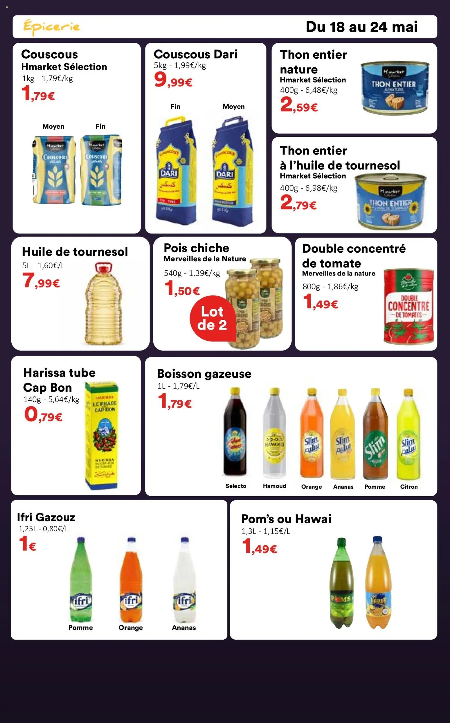 Hmarket catalogue à partir du 18/05/2026 Hmarket catalogue