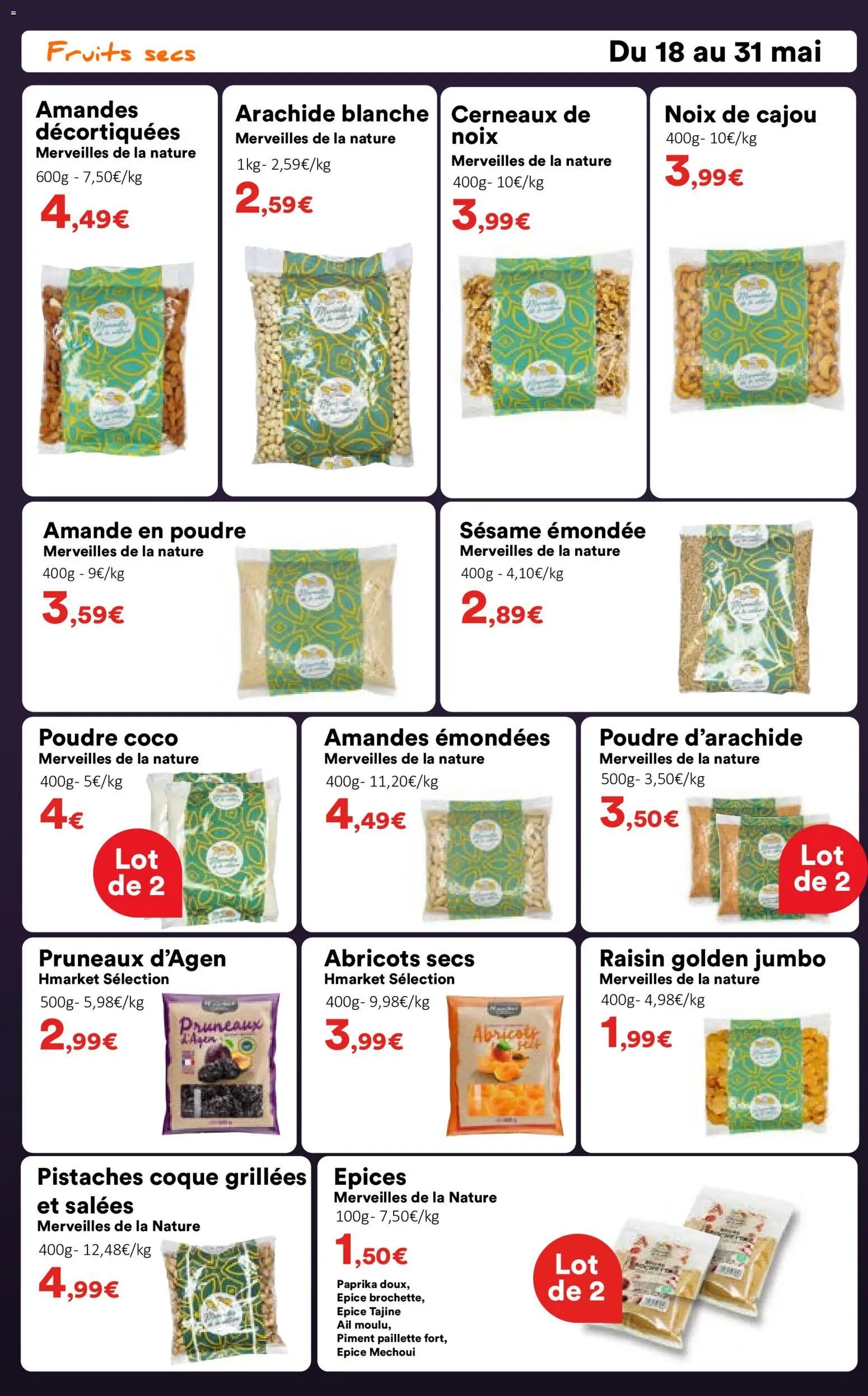 Hmarket catalogue à partir du 18/05/2026 Hmarket catalogue