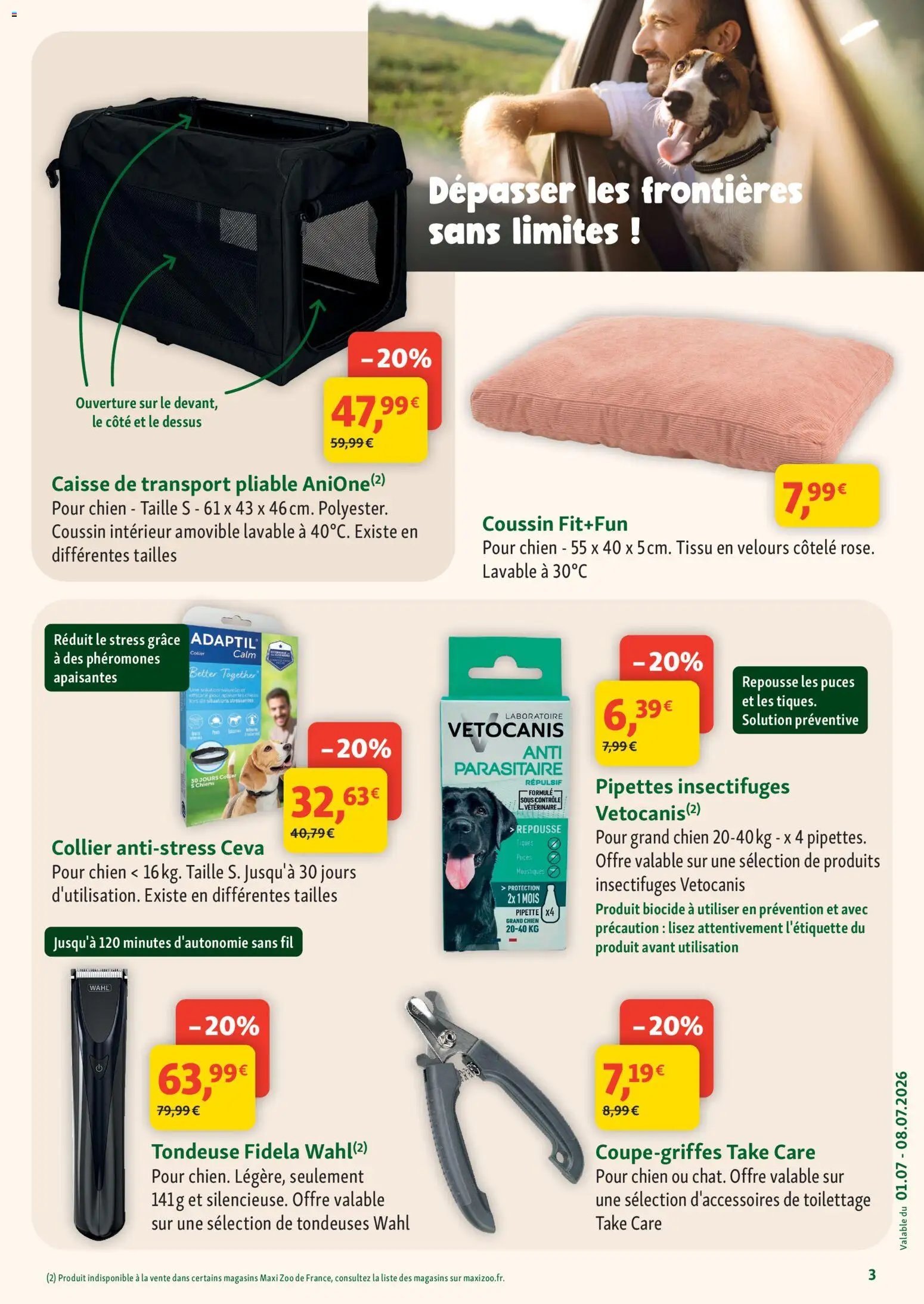 Maxi ZOO catalogue à partir du 01/07/2026 Maxi ZOO catalogue