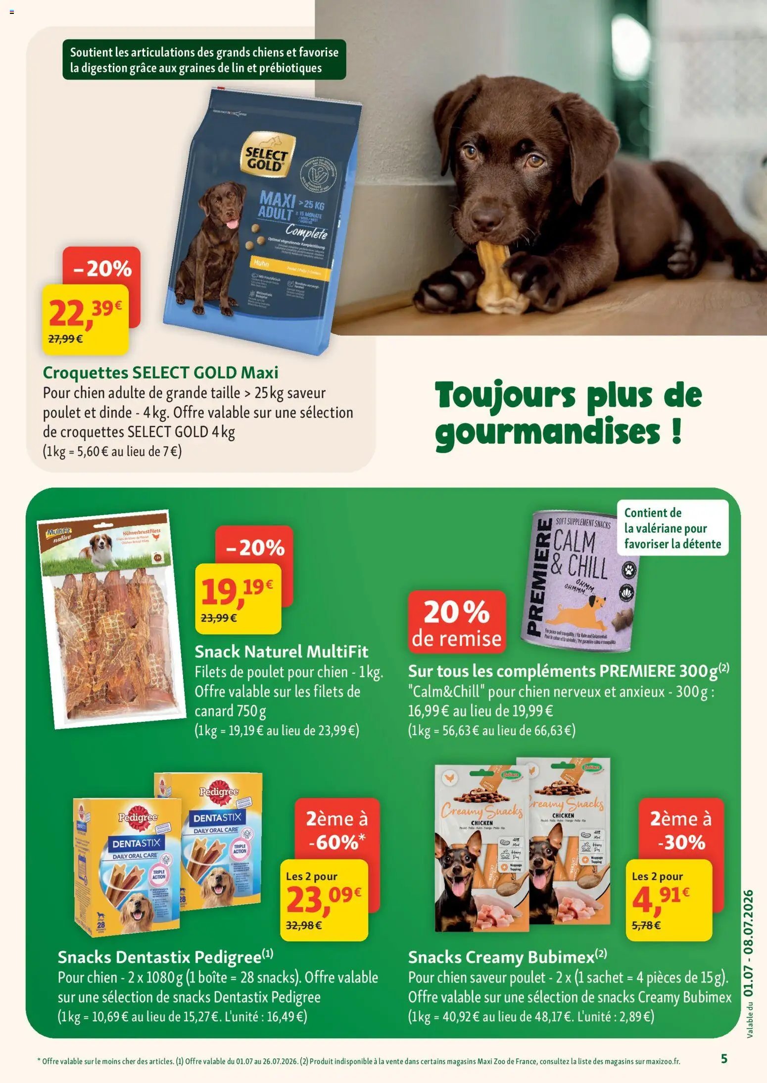 Maxi ZOO catalogue à partir du 01/07/2026 Maxi ZOO catalogue