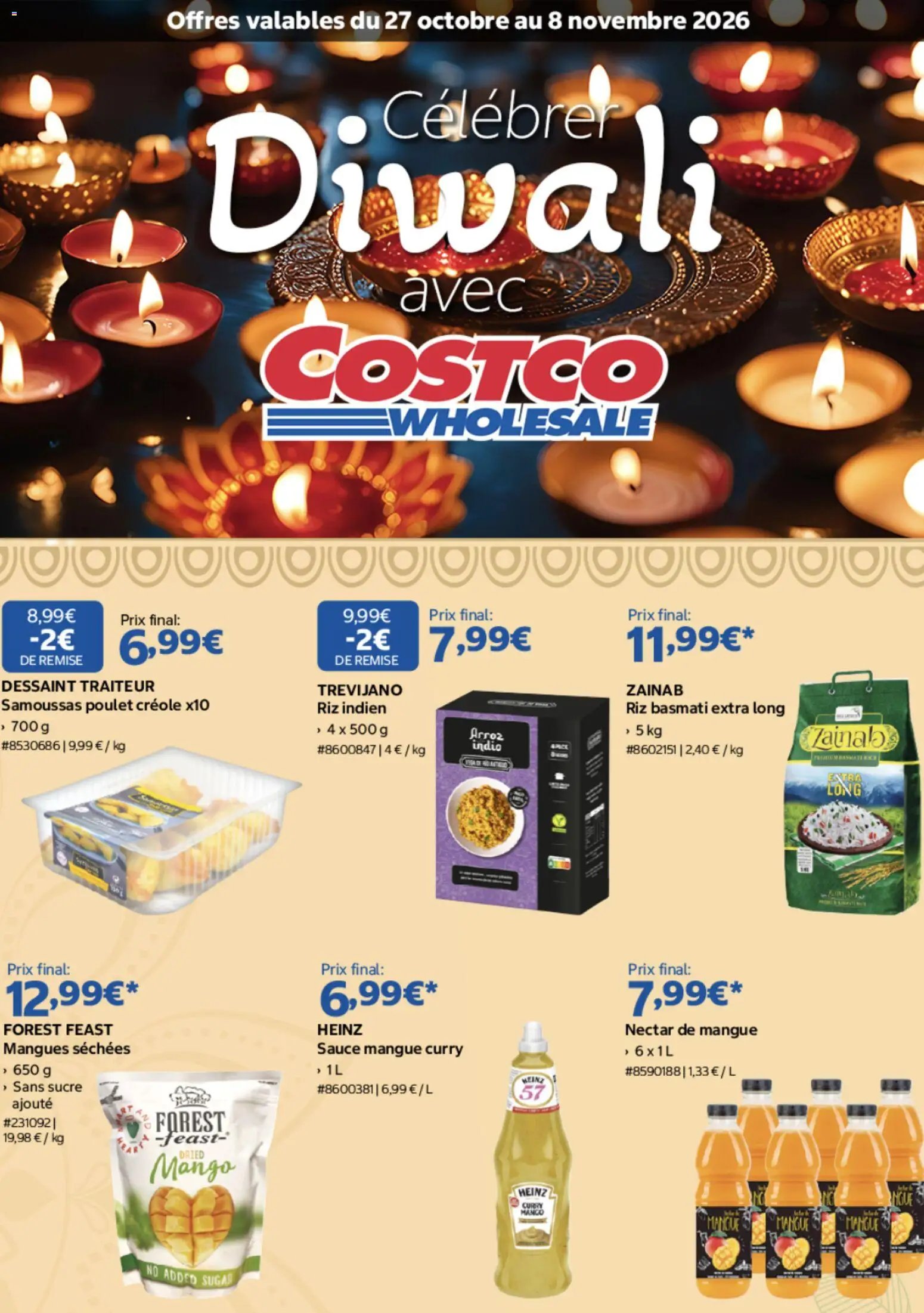 Costco catalogue 27/10/2026 - nouveau prospectus