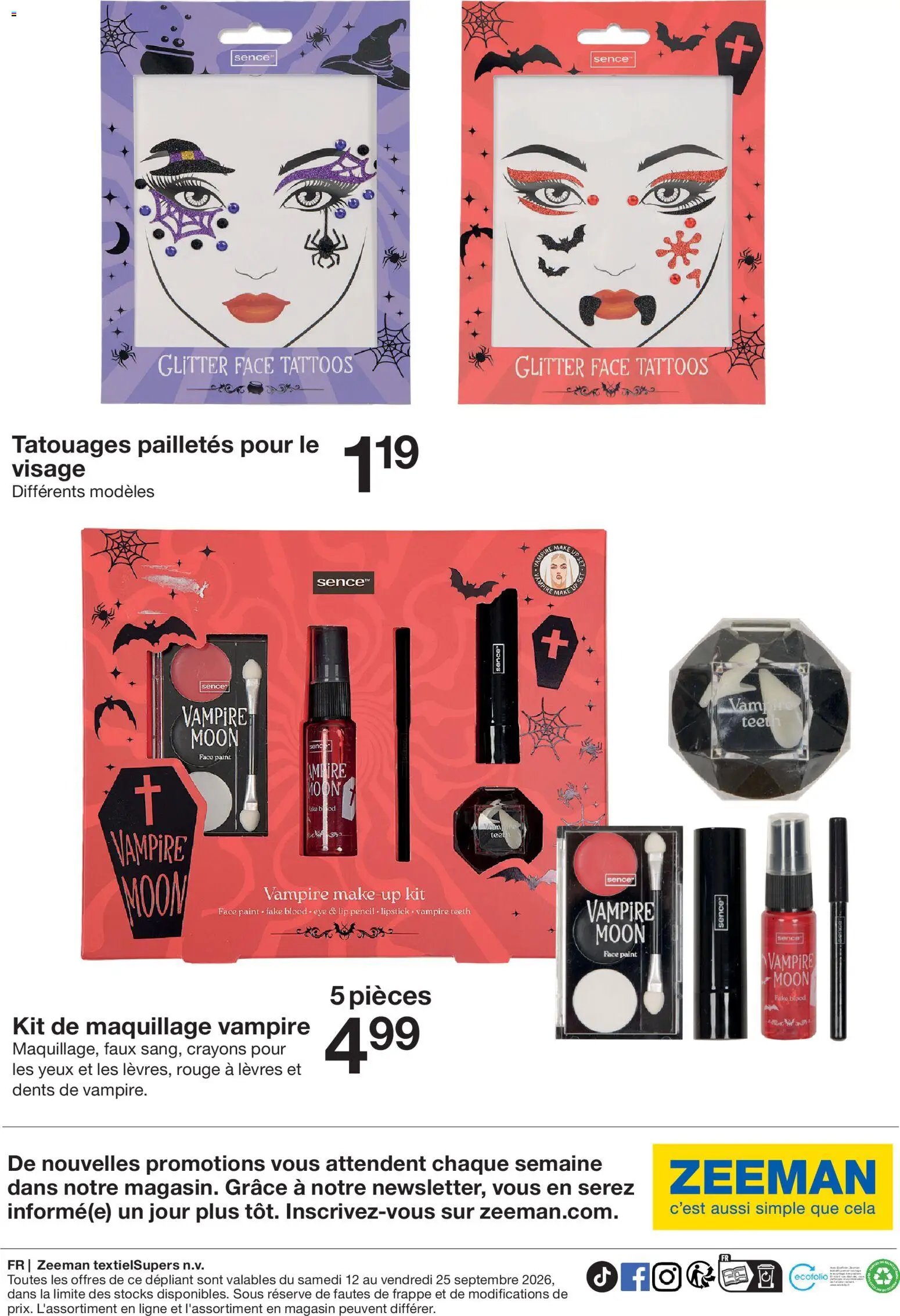 Zeeman catalogue à partir du 12/09/2026 Zeeman catalogue