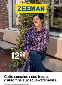 Zeeman catalogue à partir du 12/09/2026 Zeeman catalogue