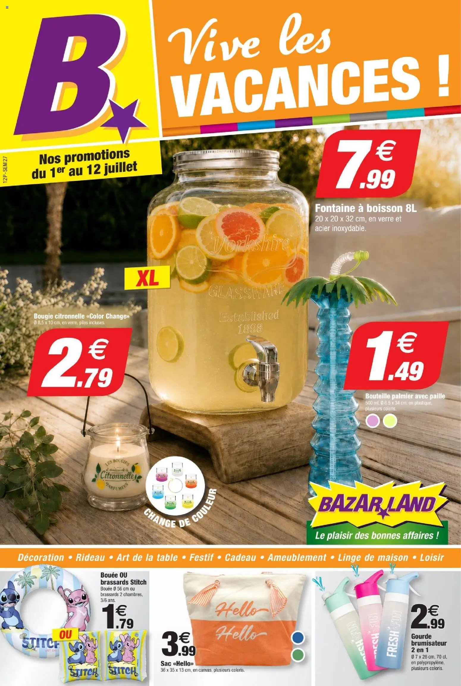 Bazarland catalogue à partir du 01/07/2026 Bazarland catalogue