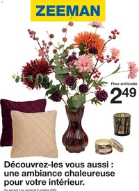 Zeeman catalogue à partir du 03/10/2026 Zeeman catalogue