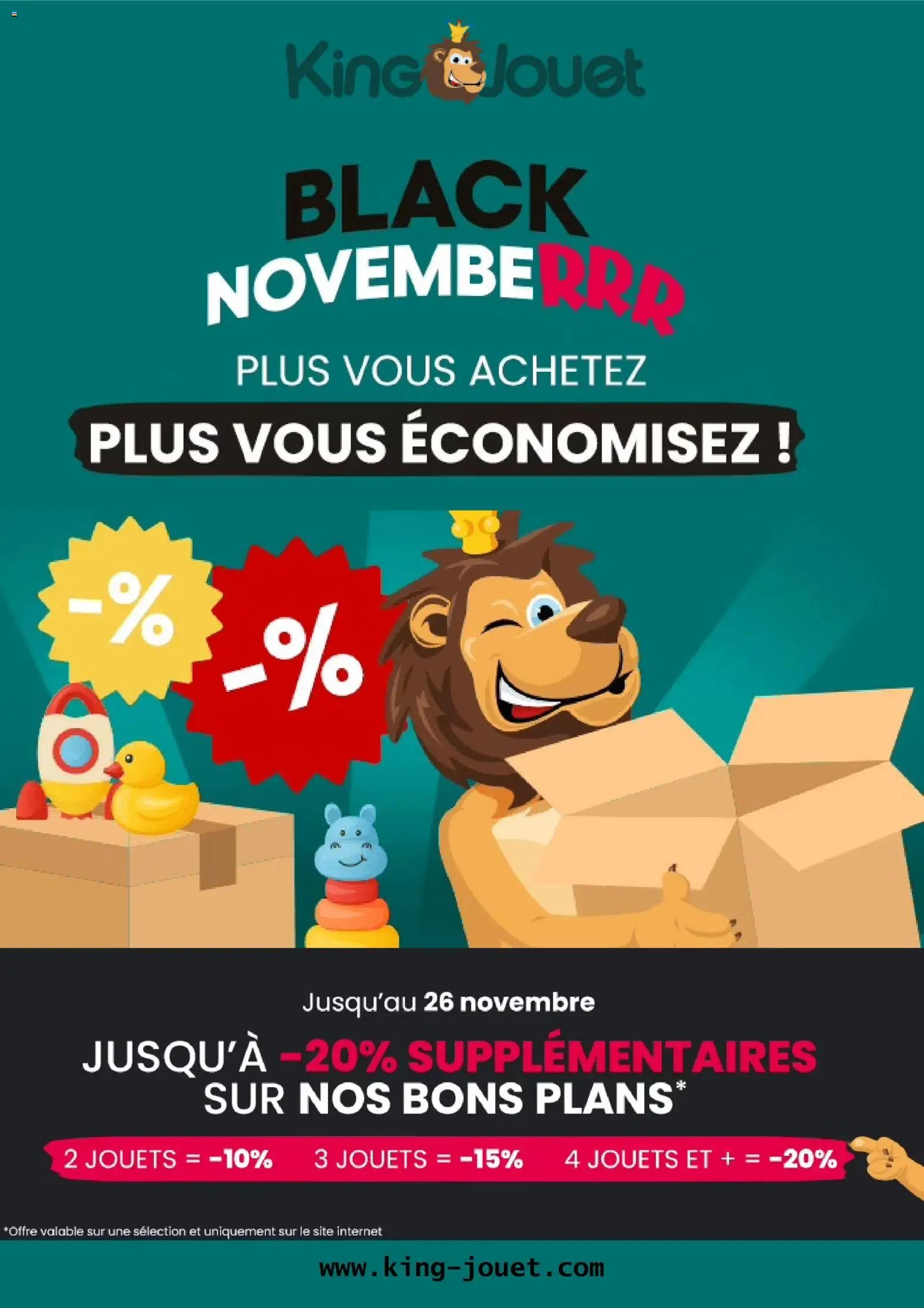 King Jouet catalogue à partir du 12/11/2025 Black Friday