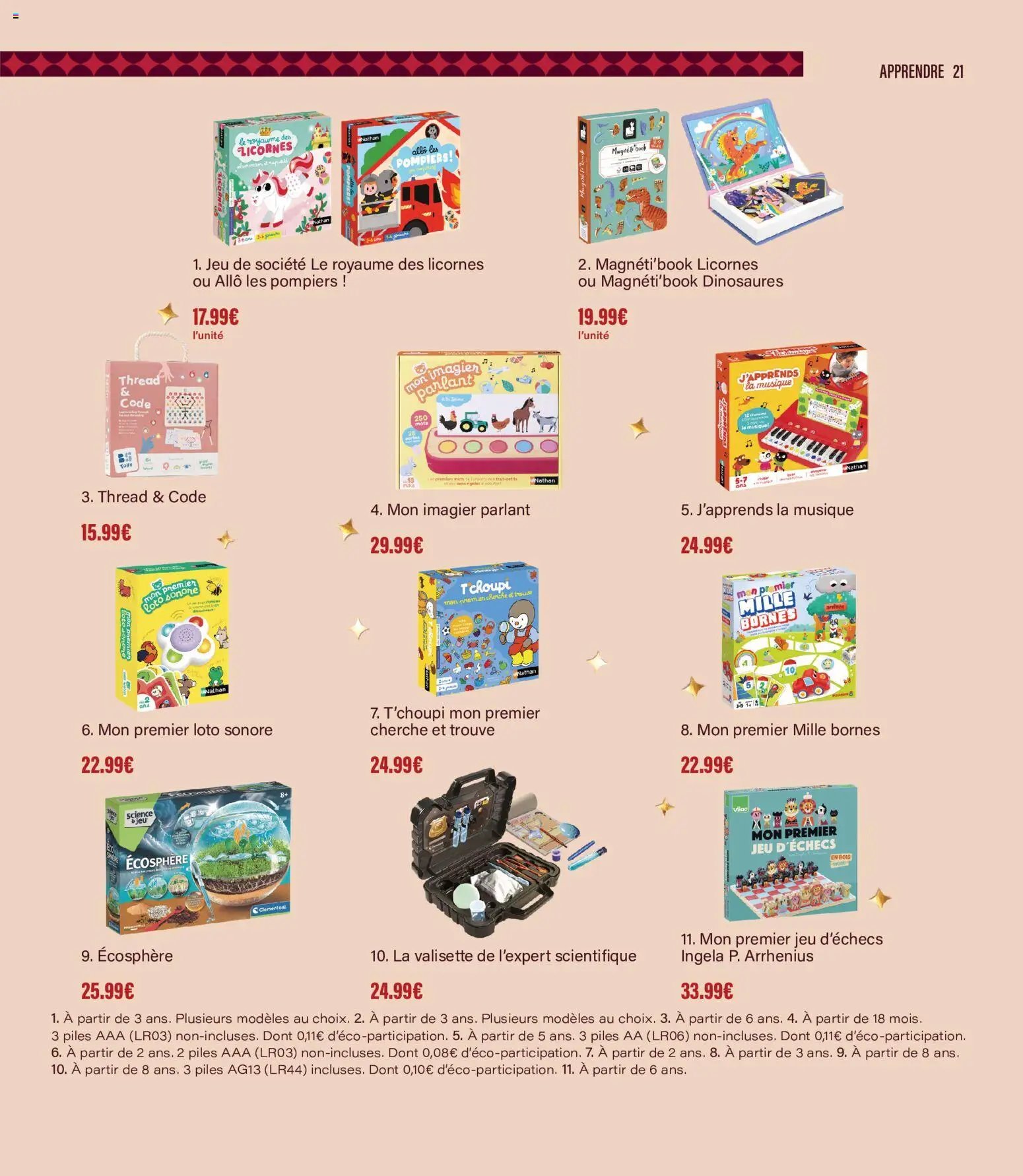 Monoprix Noël 2026 catalogue 20/10 - 07/12