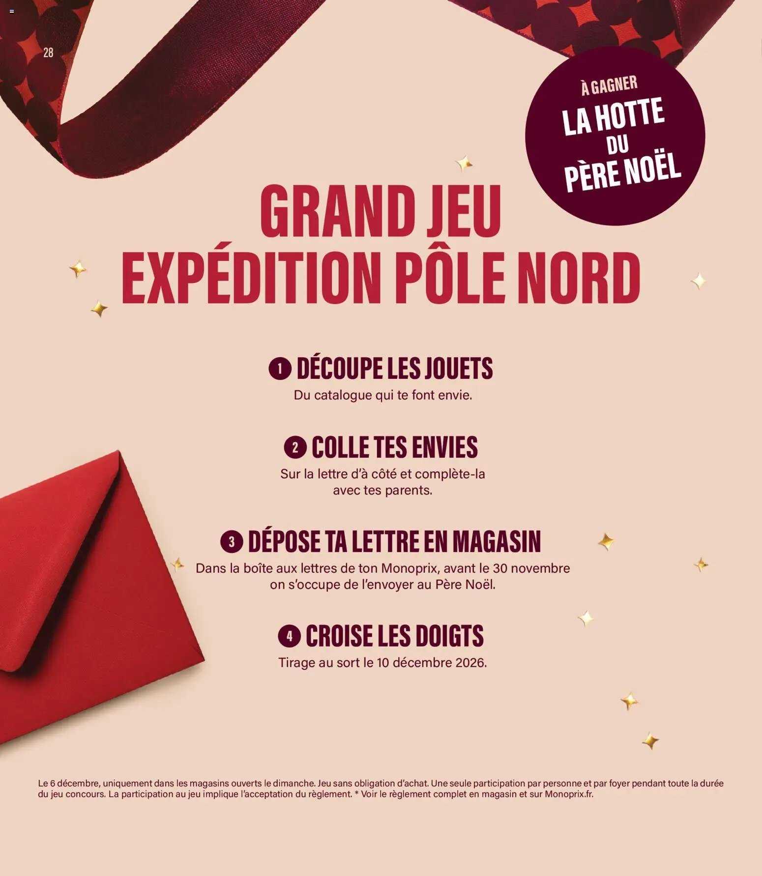 Monoprix Noël 2026 catalogue 20/10 - 07/12