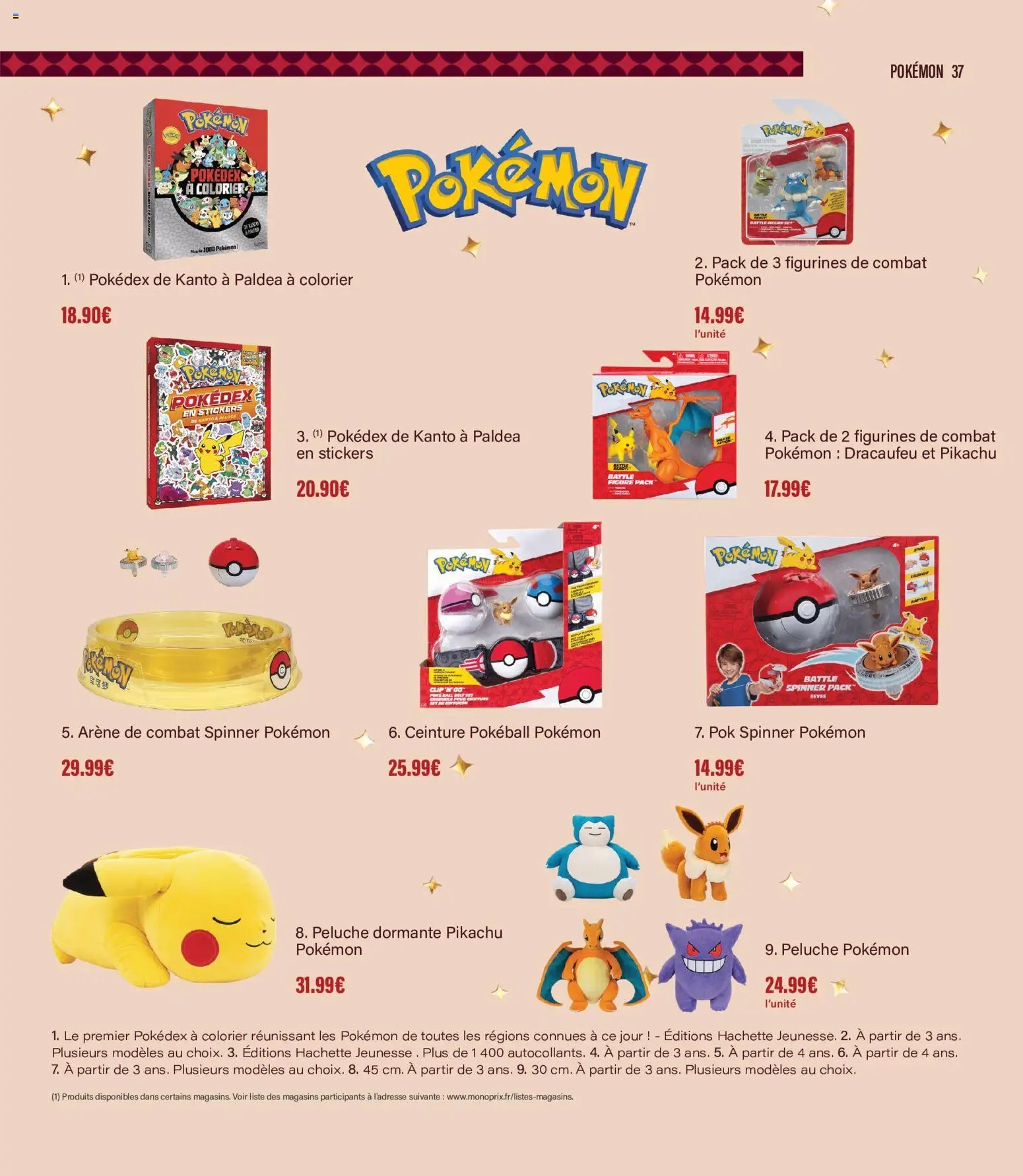 Monoprix Noël 2026 catalogue 20/10 - 07/12