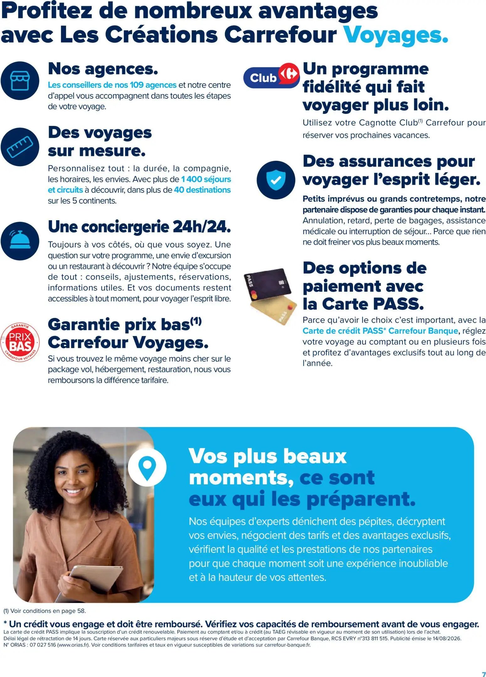 Carrefour catalogue à partir du 14/08/2026 Carrefour Séjours & circuits - les créations carrefour voyages