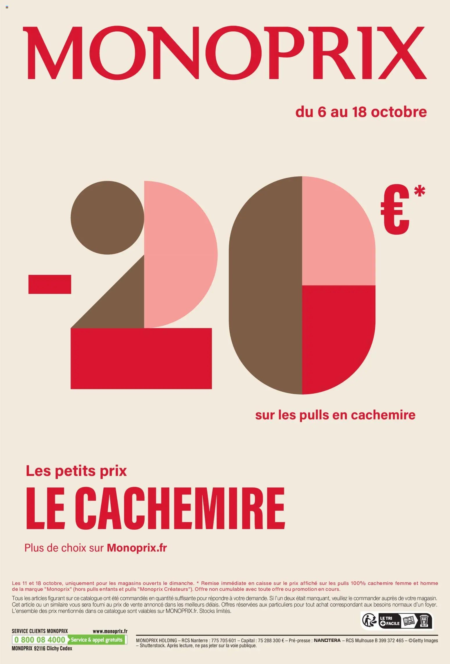 Monoprix catalogue à partir du 06/10/2026 Monoprix catalogue