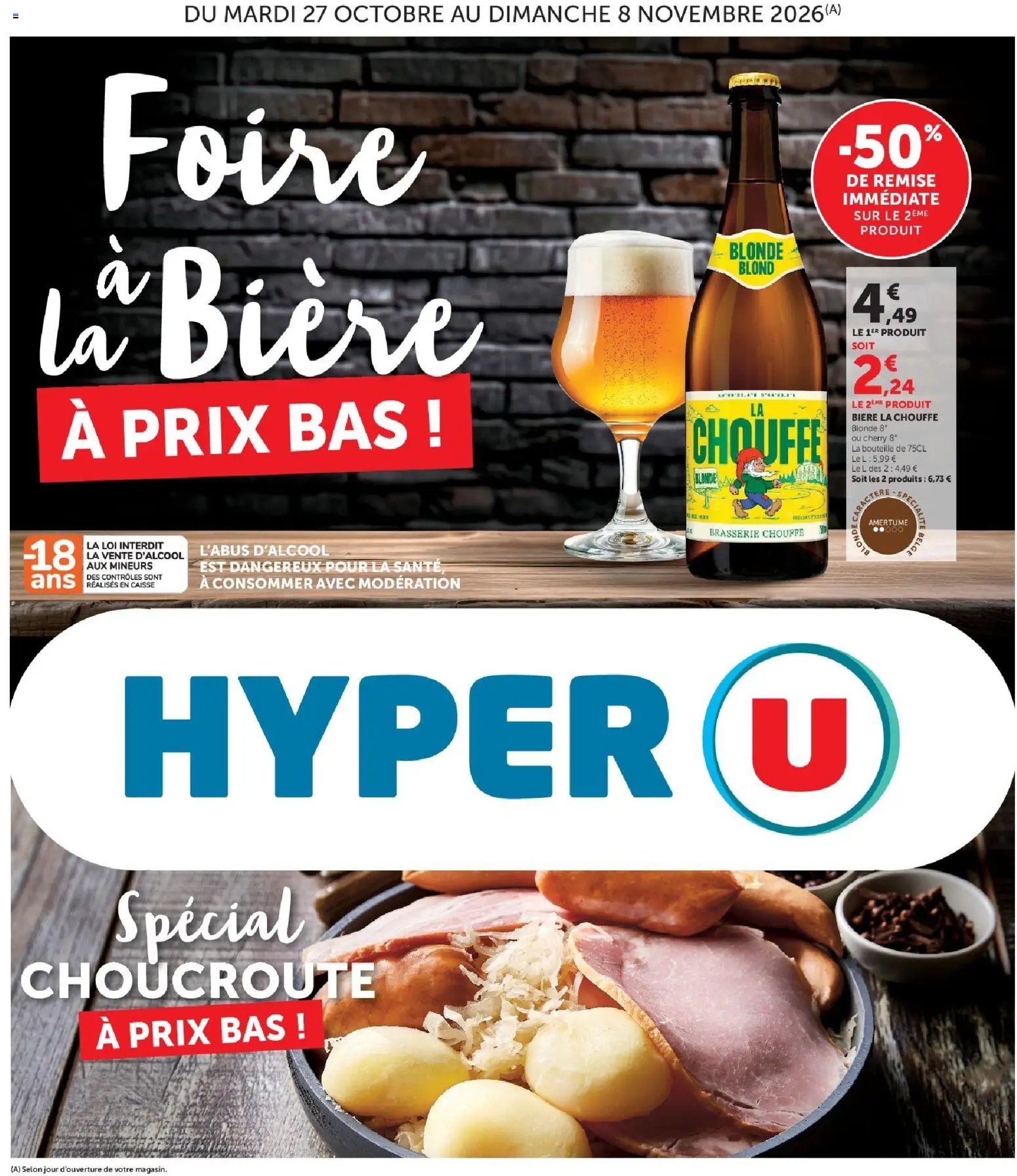 Hyper U catalogue 27/10/2026 - nouveau prospectus