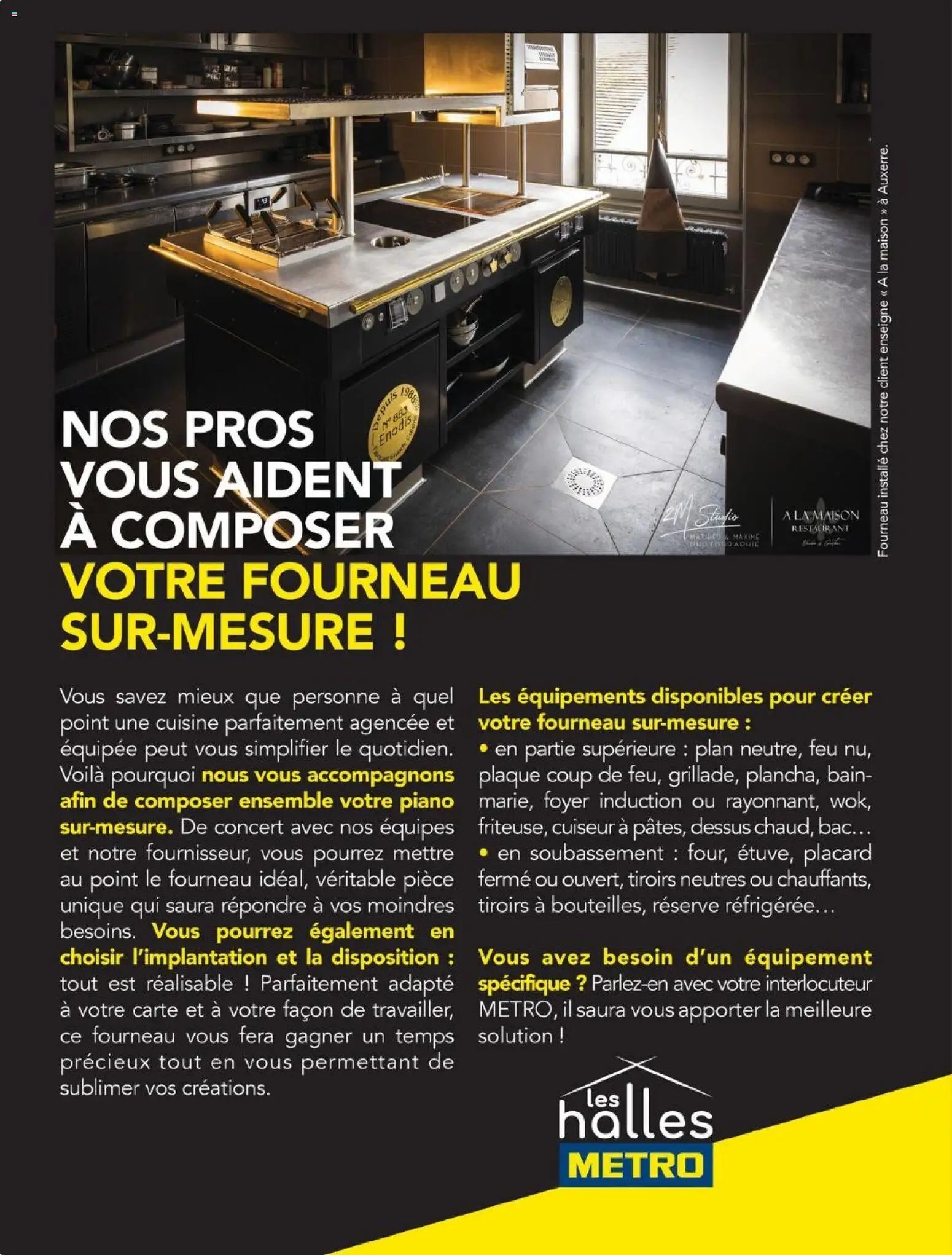 METRO catalogue à partir du 01/01/2025 CHR Équipement