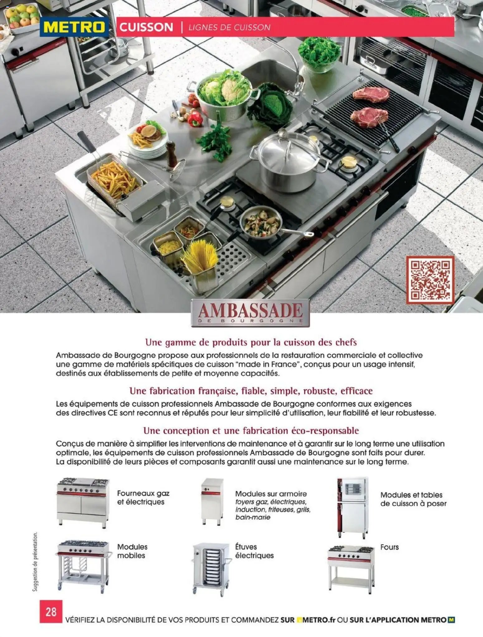METRO catalogue à partir du 01/01/2025 CHR Équipement