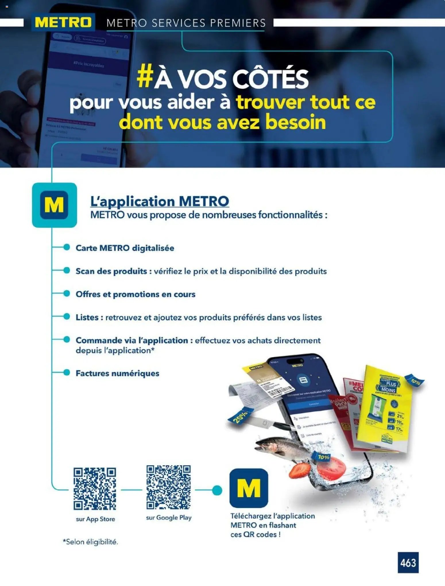 METRO catalogue à partir du 01/01/2025 CHR Équipement