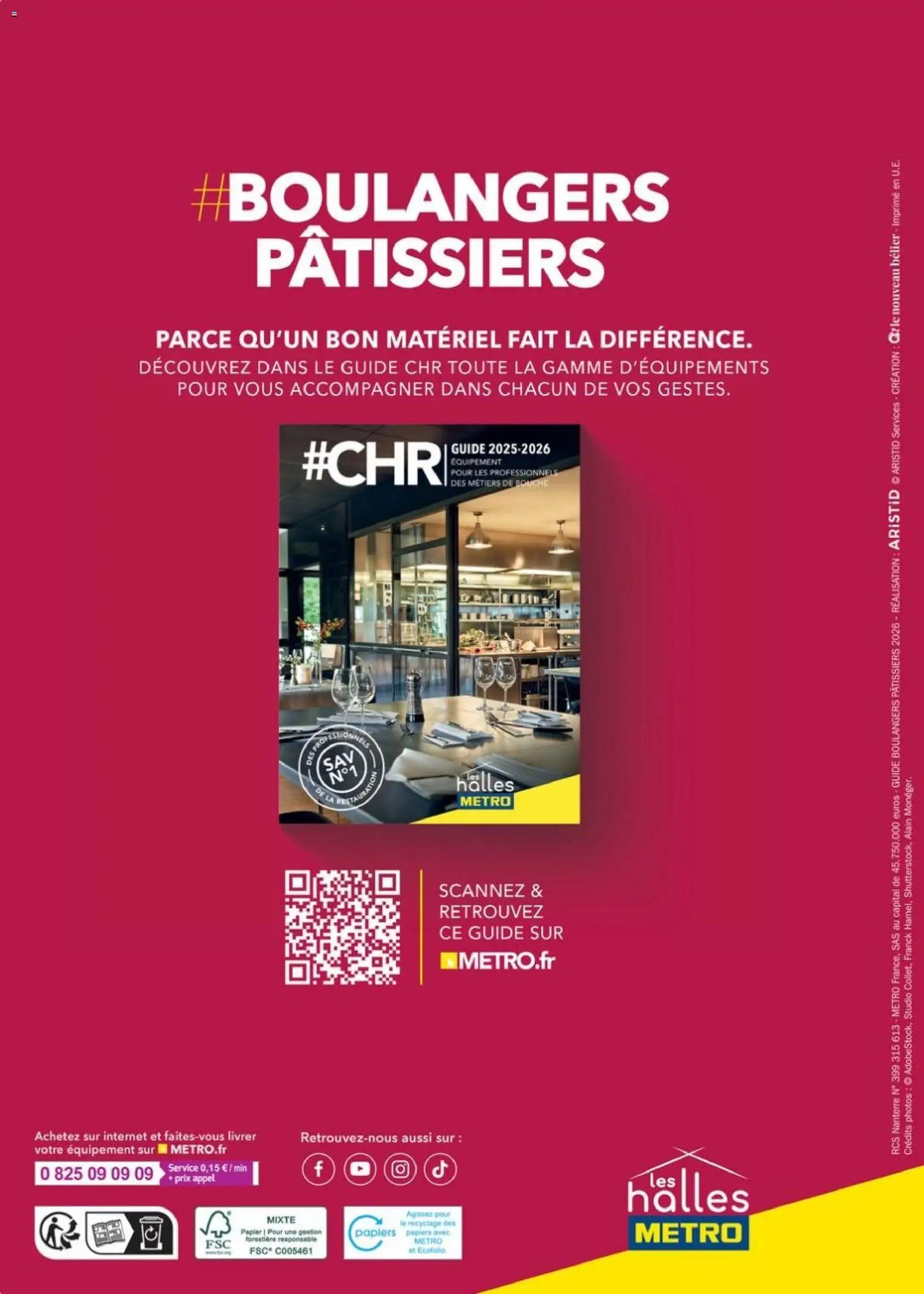 METRO catalogue à partir du 08/02/2026 Boulanger Pâtissiers