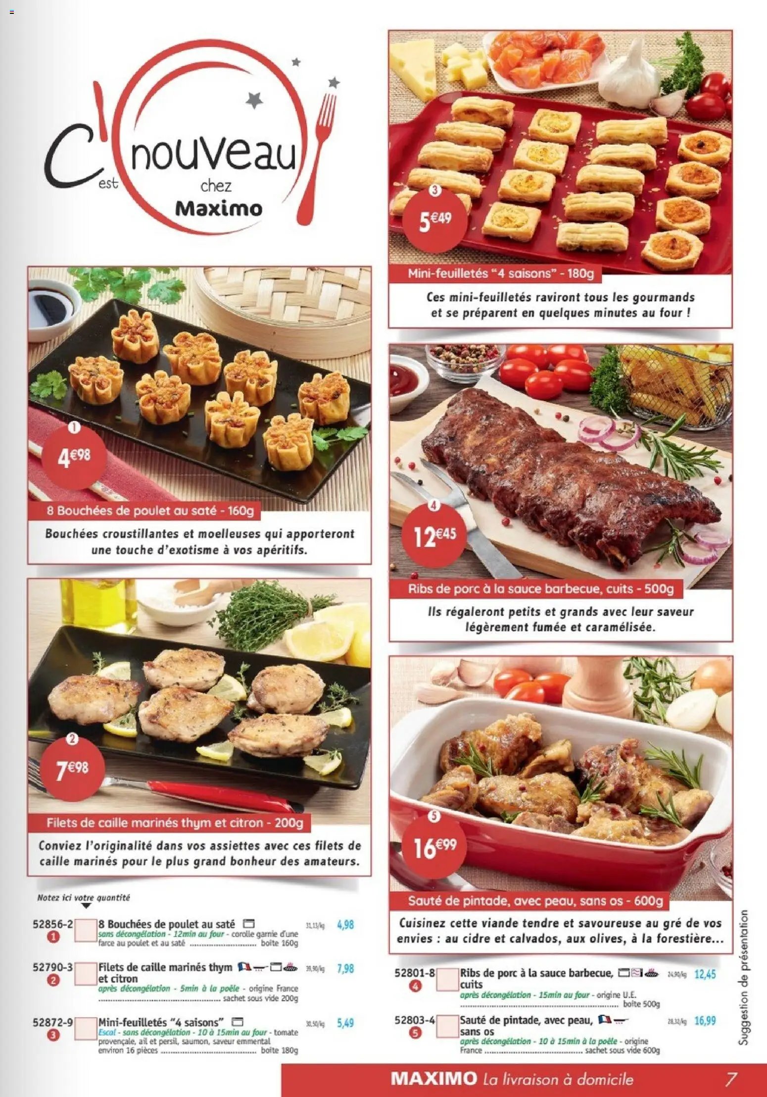 Maximo catalogue à partir du 27/04/2026 Maximo catalogue (2026-04-27 - 2026-05-24)