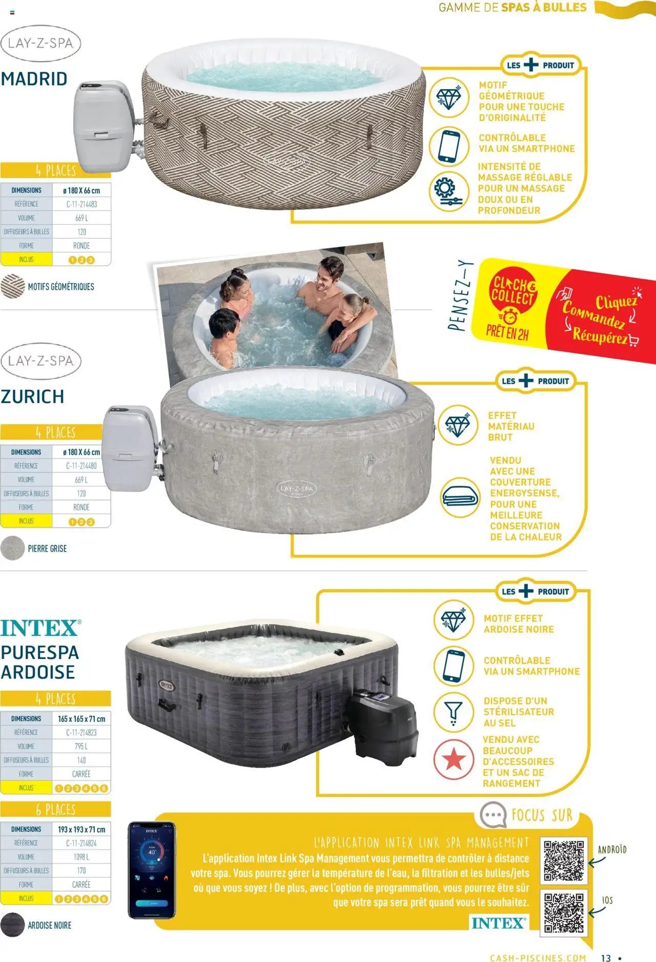 Cash Piscines catalogue à partir du 01/03/2024 Guide spas gonflables