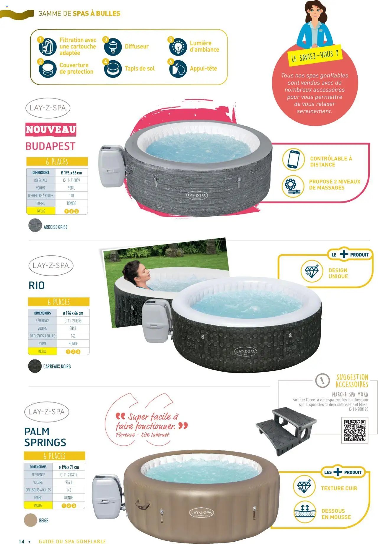 Cash Piscines catalogue à partir du 01/03/2024 Guide spas gonflables