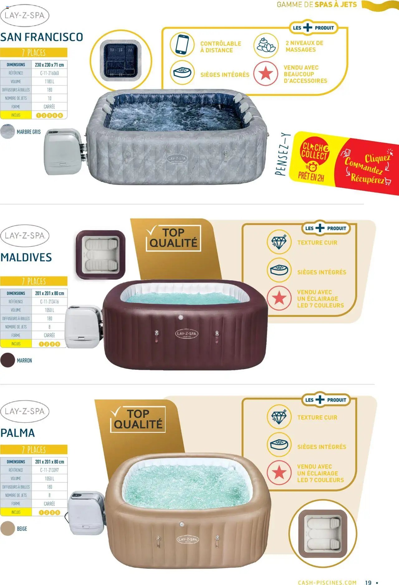 Cash Piscines catalogue à partir du 01/03/2024 Guide spas gonflables