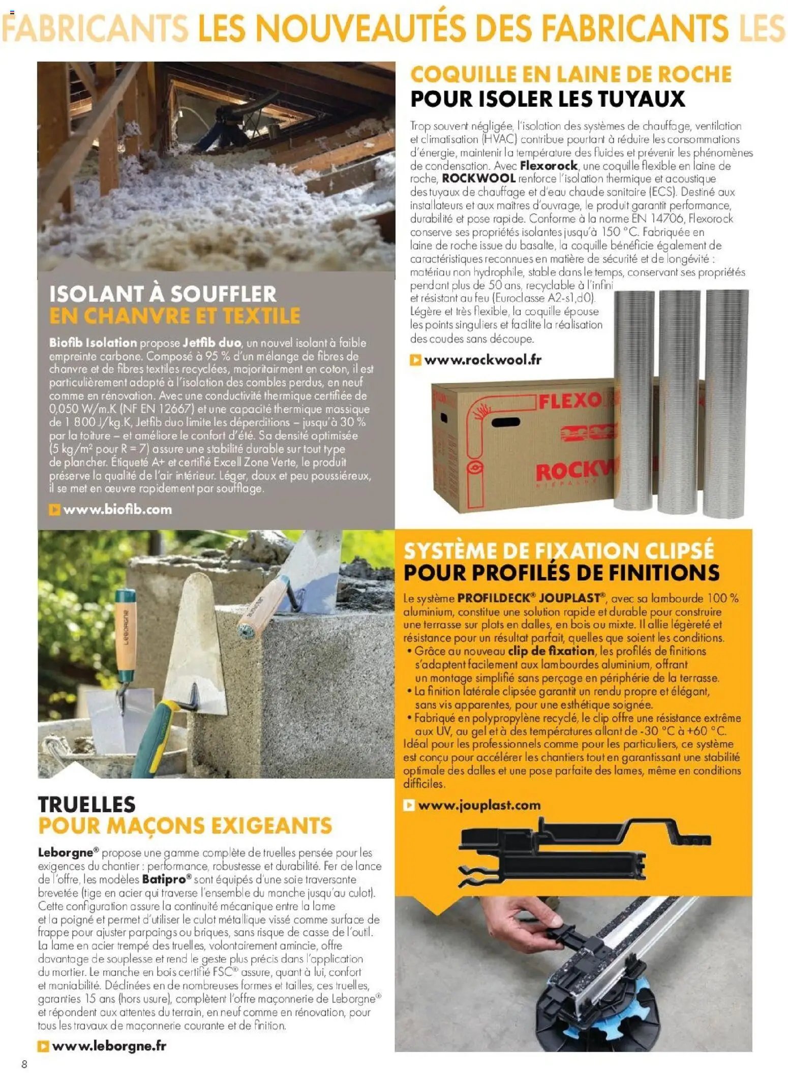 Gedimat catalogue à partir du 01/04/2026 Gedimat - Affaires de Pros 114