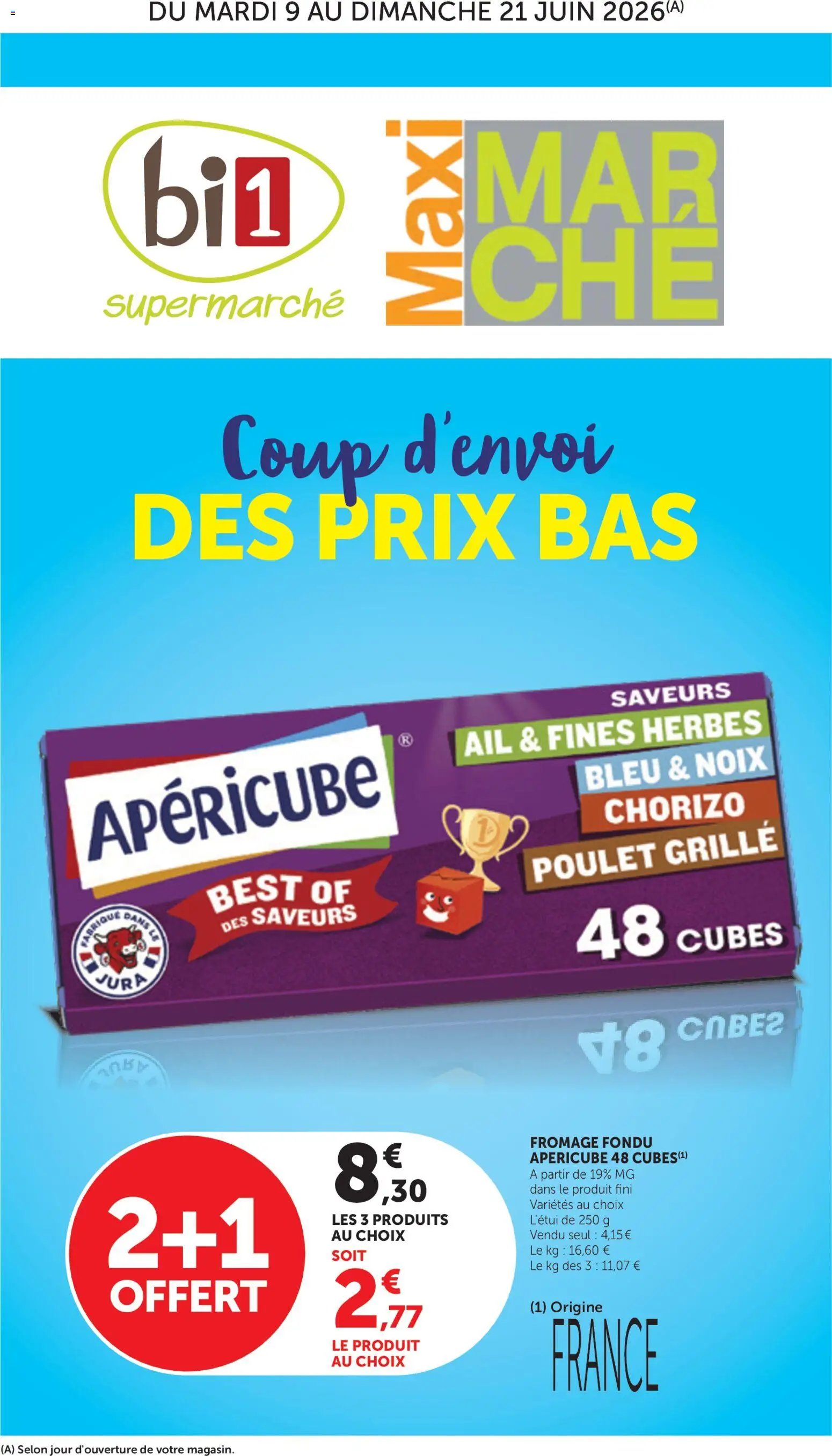 bi1 catalogue à partir du 09/06/2026 bi1 MaxiMarché