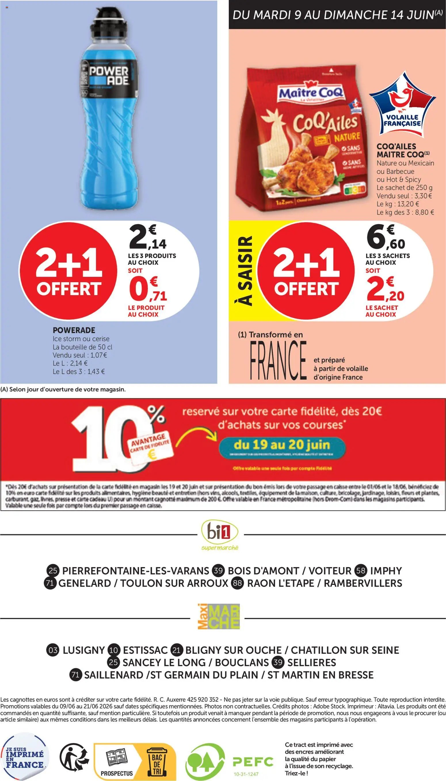 bi1 catalogue à partir du 09/06/2026 bi1 MaxiMarché