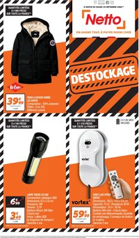Netto catalogue à partir du 29/09/2026 Netto - destockage octobre