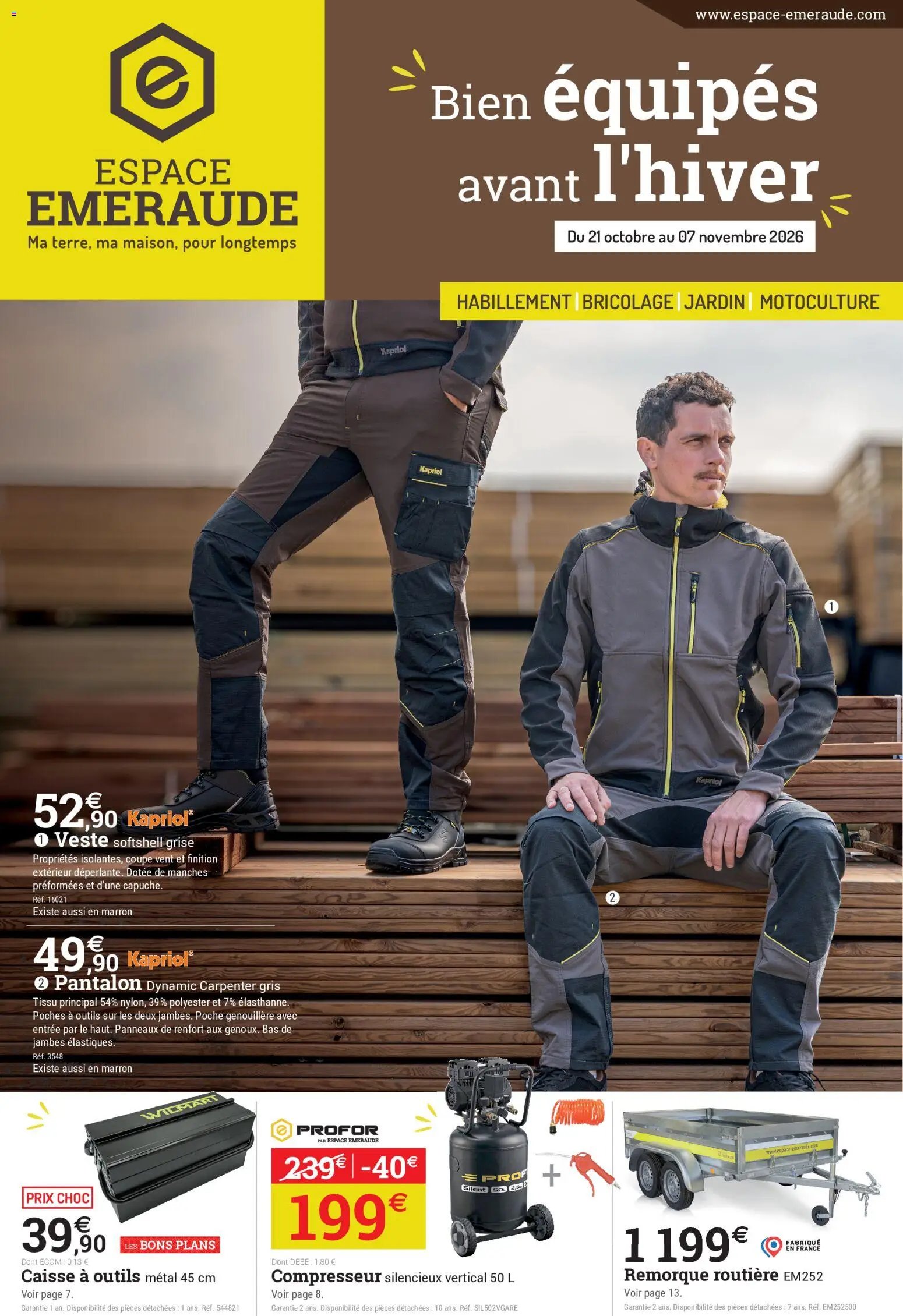 Espace Emeraude catalogue 21/10/2026 - nouveau prospectus