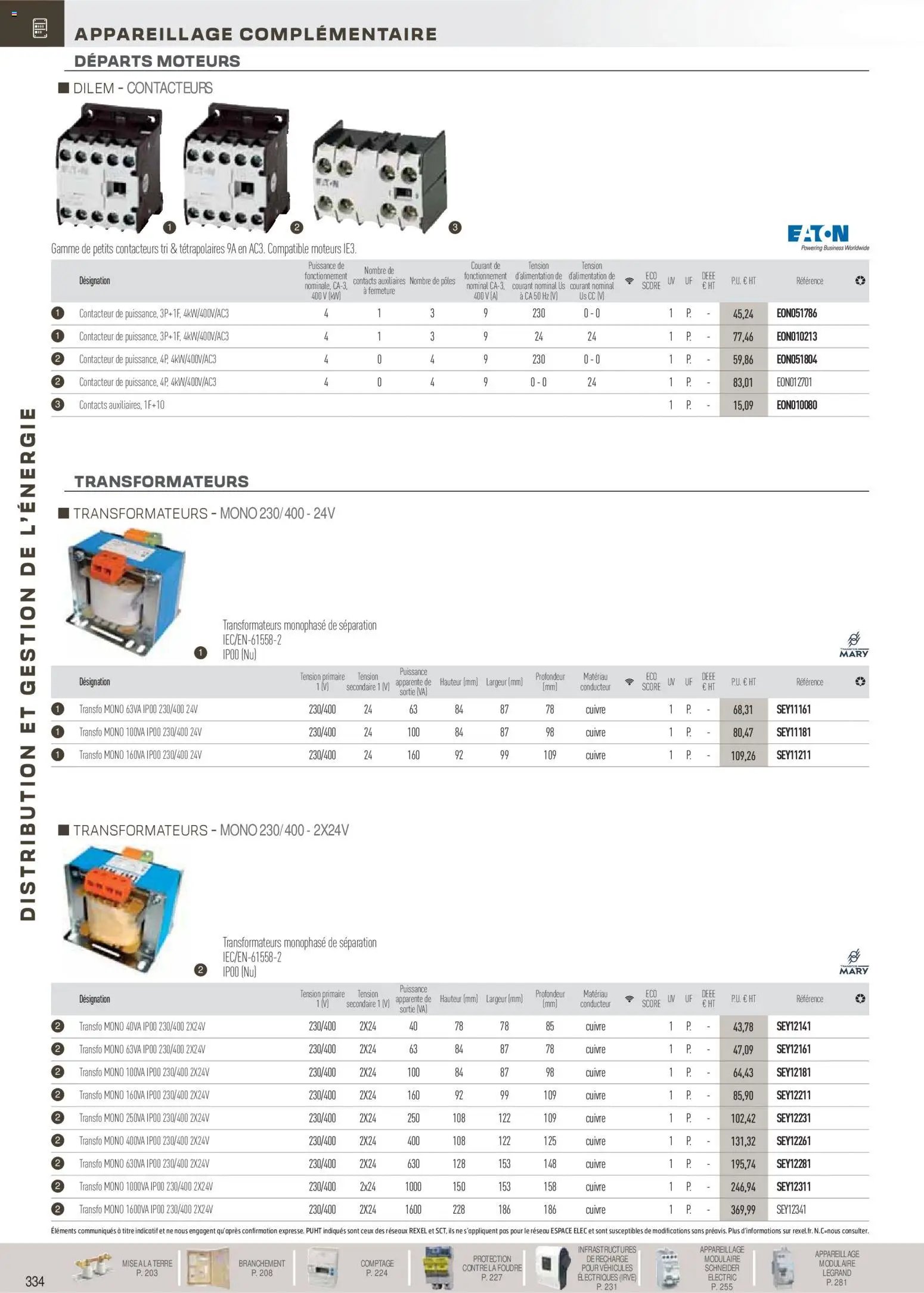 Rexel catalogue à partir du 01/12/2025 Brochure Distribution et Gestion de l'Energie