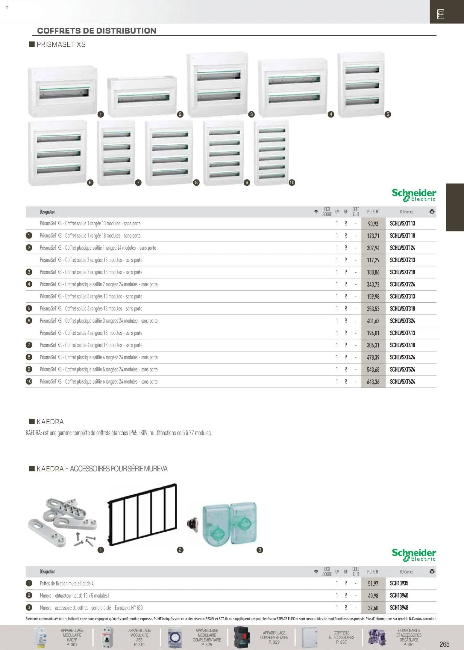 Rexel catalogue à partir du 01/12/2025 Brochure Distribution et Gestion de l'Energie
