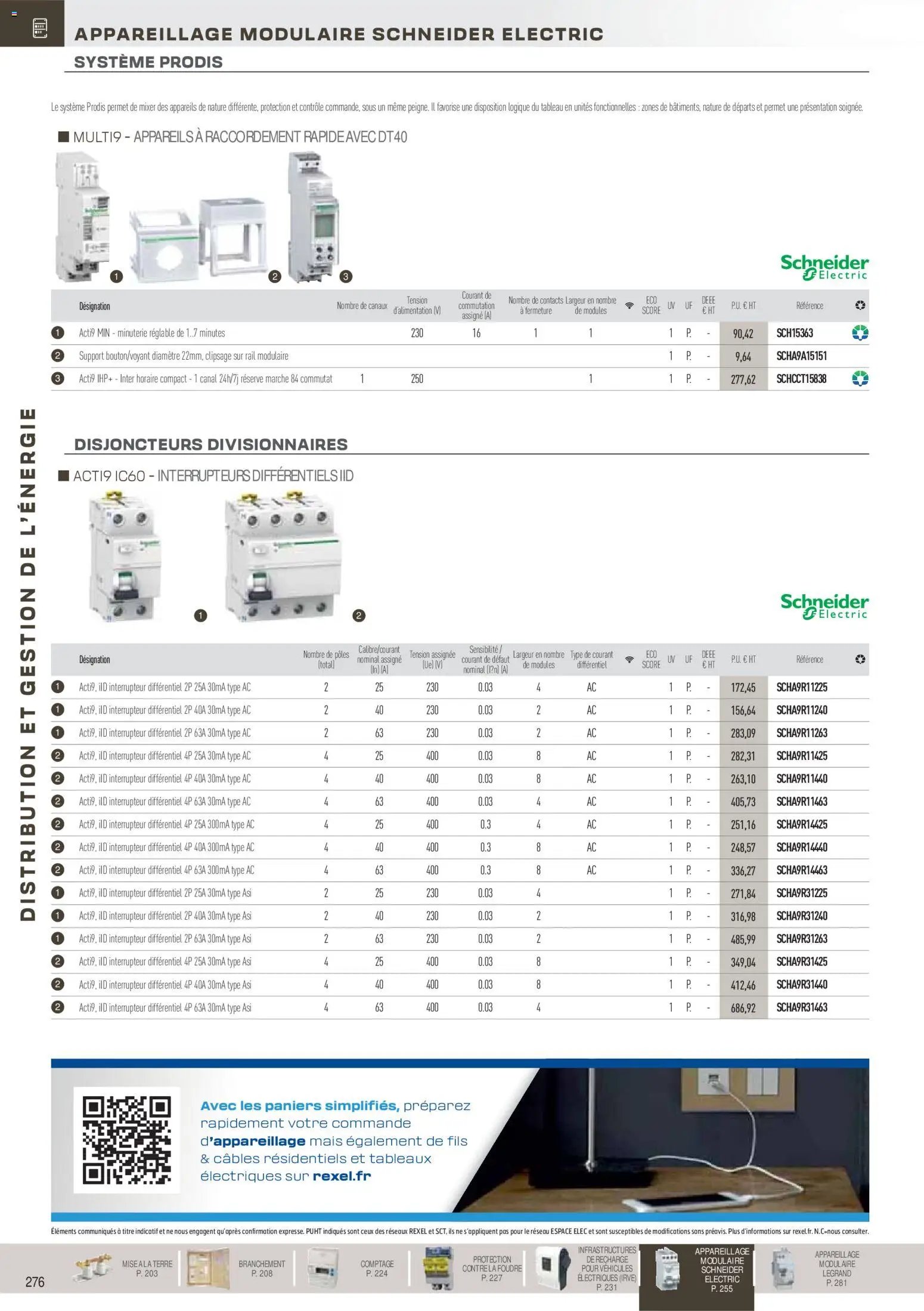 Rexel catalogue à partir du 01/12/2025 Brochure Distribution et Gestion de l'Energie