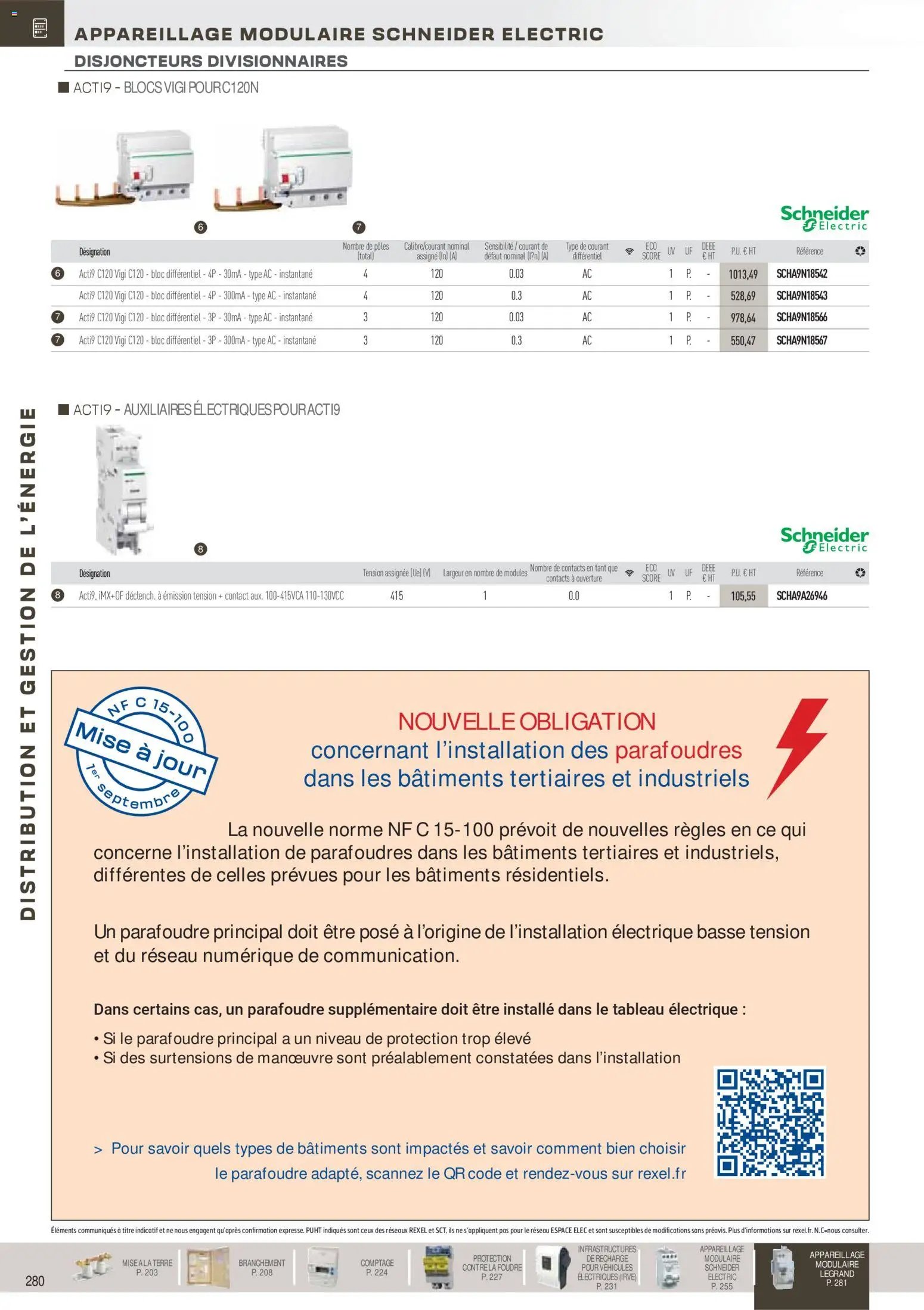Rexel catalogue à partir du 01/12/2025 Brochure Distribution et Gestion de l'Energie