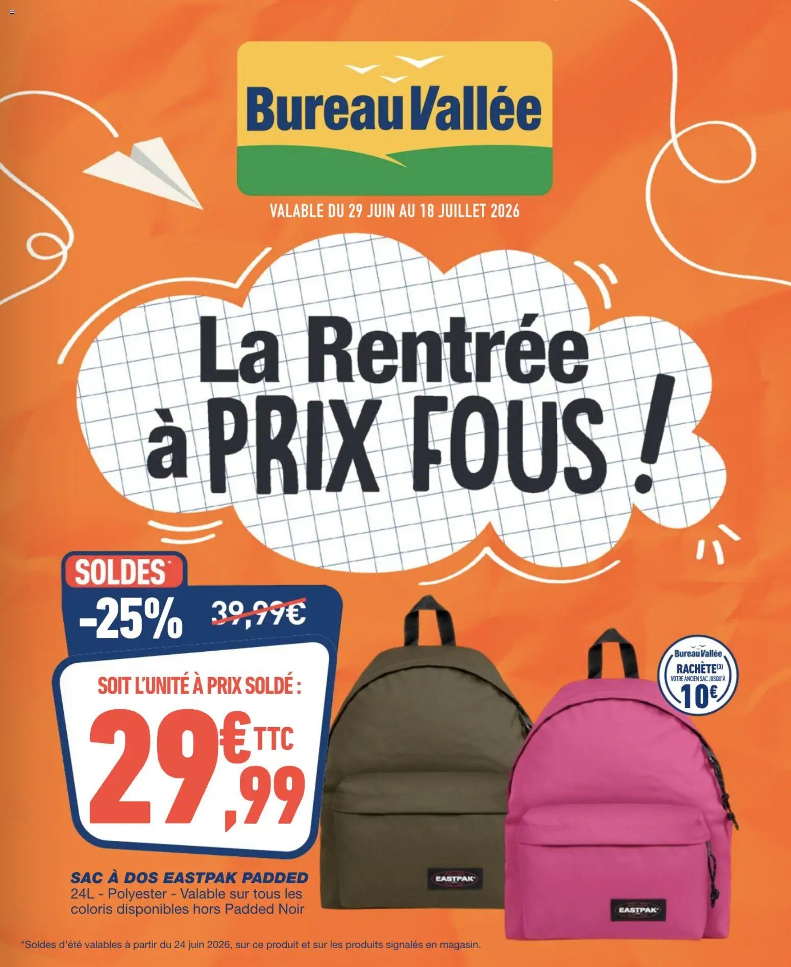 Bureau Vallée catalogue à partir du 29/06/2026 Bureau Vallée catalogue