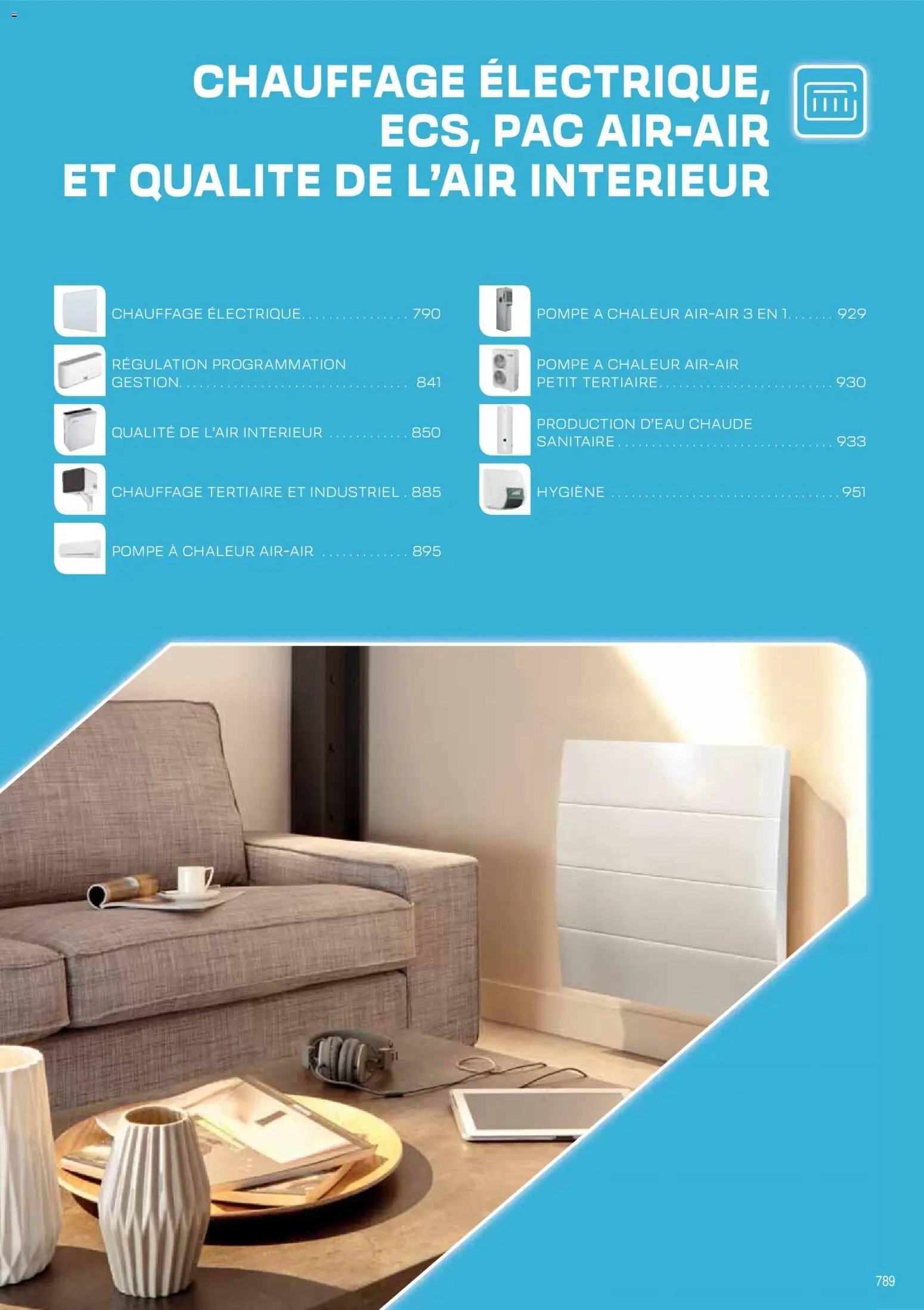 Rexel catalogue à partir du 18/11/2025 Brochure Chauffage Électrique, ECS, PAC AIR-AIR Et Qualite De L´Air Interieur