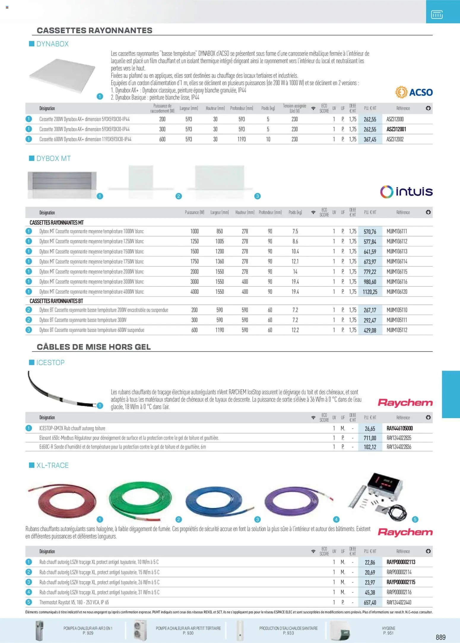 Rexel catalogue à partir du 18/11/2025 Brochure Chauffage Électrique, ECS, PAC AIR-AIR Et Qualite De L´Air Interieur