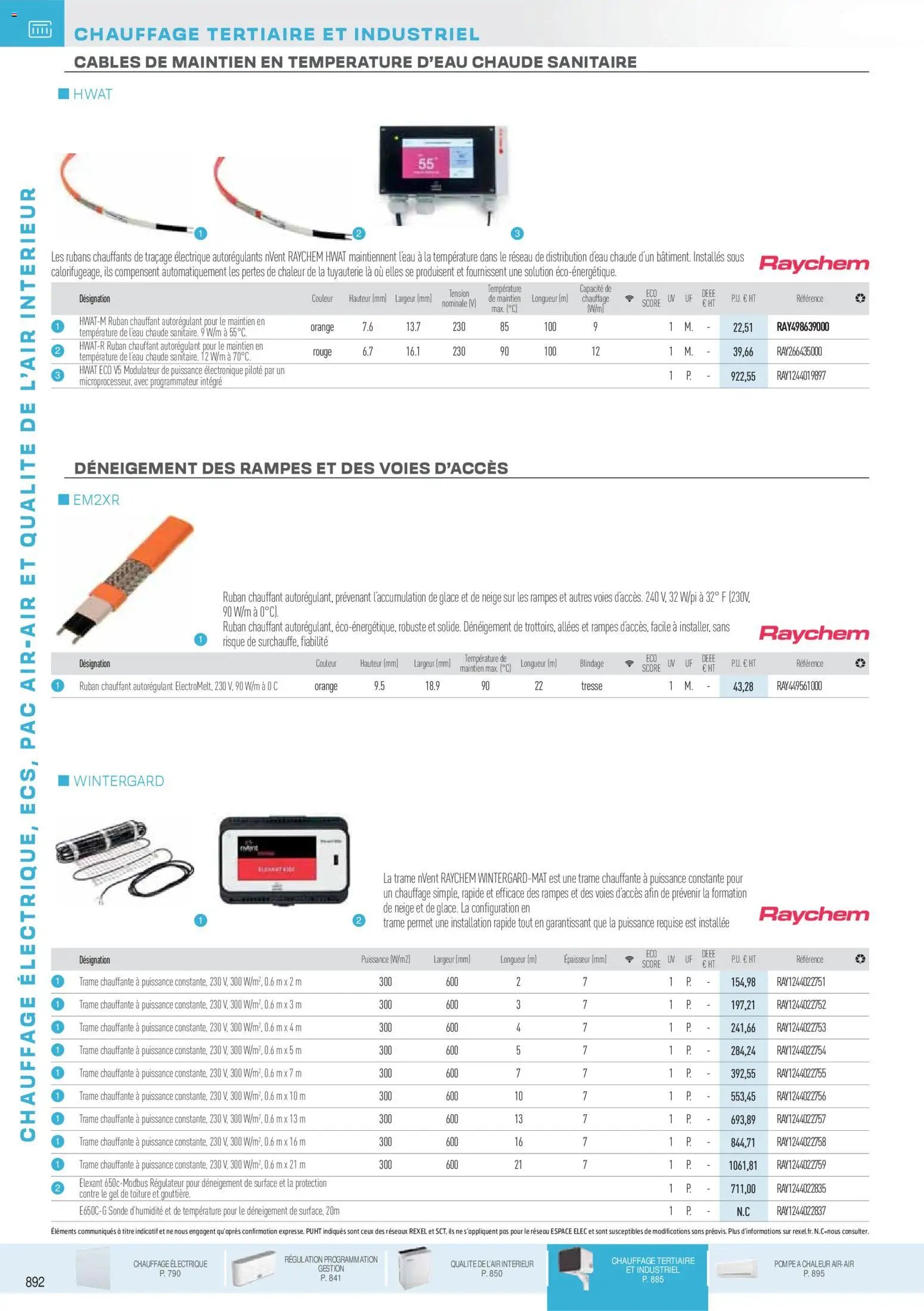 Rexel catalogue à partir du 18/11/2025 Brochure Chauffage Électrique, ECS, PAC AIR-AIR Et Qualite De L´Air Interieur
