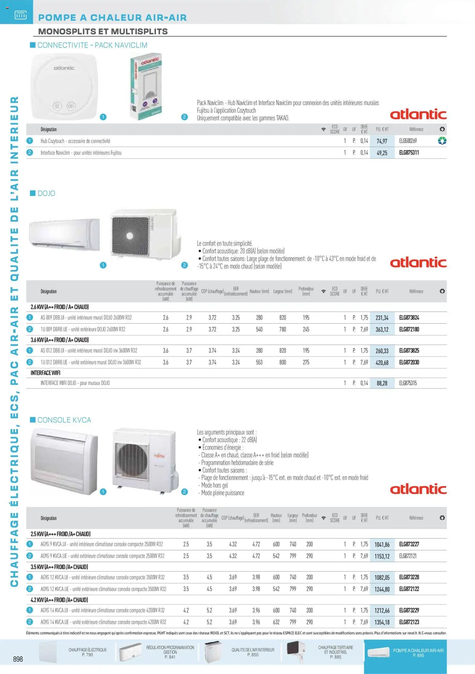 Rexel catalogue à partir du 18/11/2025 Brochure Chauffage Électrique, ECS, PAC AIR-AIR Et Qualite De L´Air Interieur