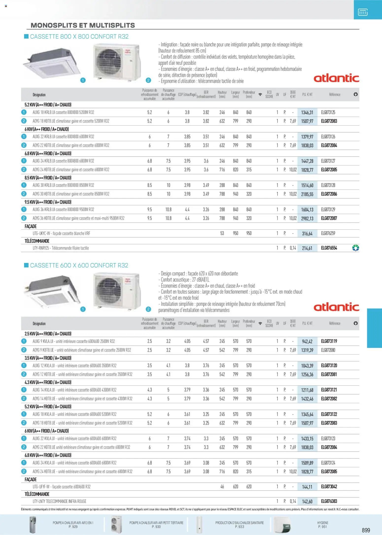 Rexel catalogue à partir du 18/11/2025 Brochure Chauffage Électrique, ECS, PAC AIR-AIR Et Qualite De L´Air Interieur