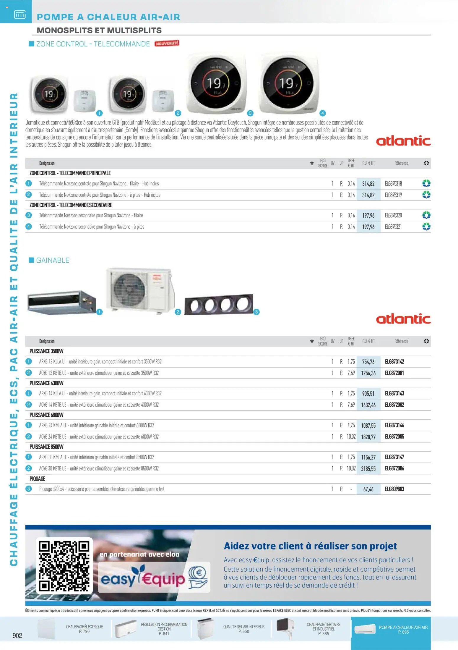 Rexel catalogue à partir du 18/11/2025 Brochure Chauffage Électrique, ECS, PAC AIR-AIR Et Qualite De L´Air Interieur