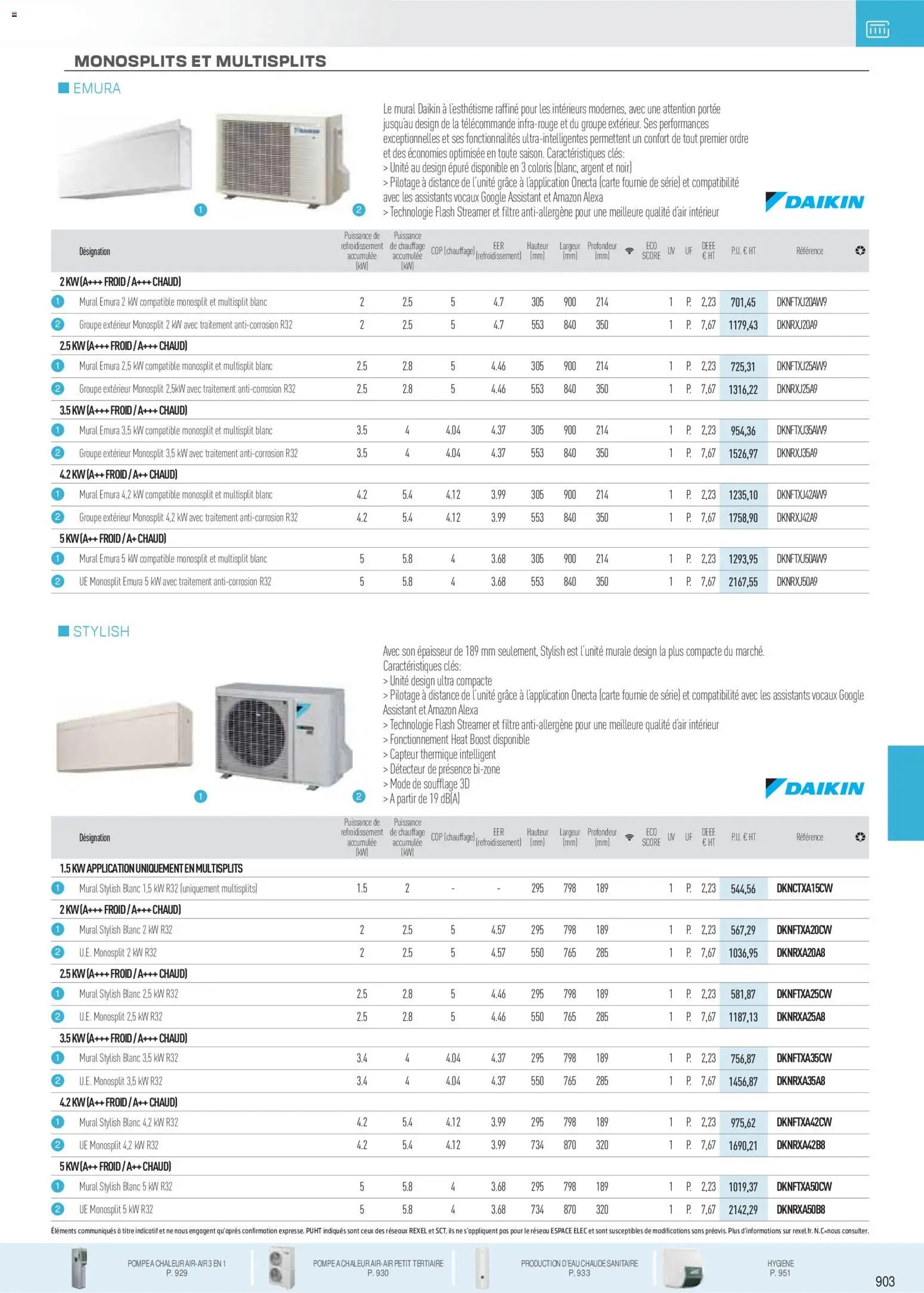 Rexel catalogue à partir du 18/11/2025 Brochure Chauffage Électrique, ECS, PAC AIR-AIR Et Qualite De L´Air Interieur