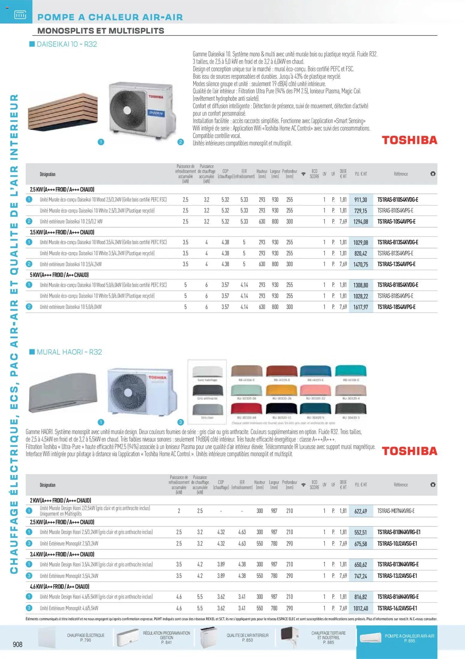 Rexel catalogue à partir du 18/11/2025 Brochure Chauffage Électrique, ECS, PAC AIR-AIR Et Qualite De L´Air Interieur