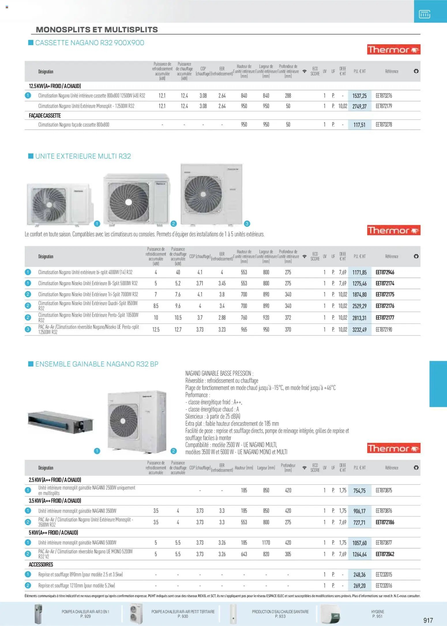 Rexel catalogue à partir du 18/11/2025 Brochure Chauffage Électrique, ECS, PAC AIR-AIR Et Qualite De L´Air Interieur