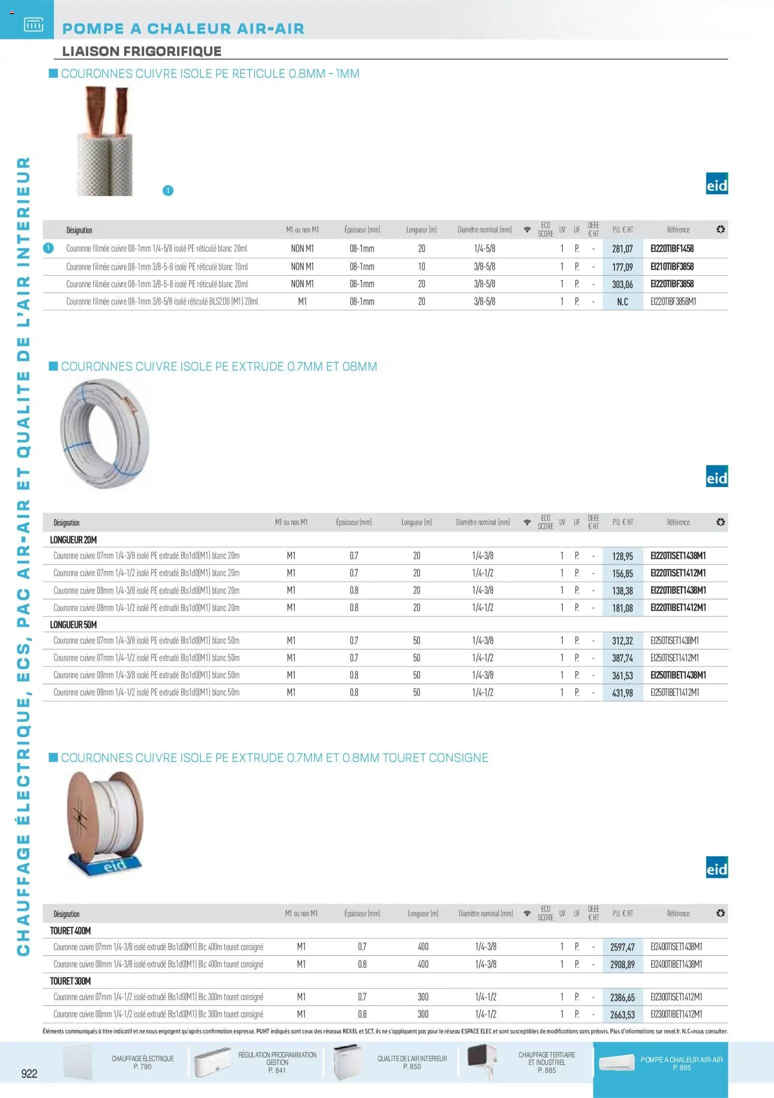 Rexel catalogue à partir du 18/11/2025 Brochure Chauffage Électrique, ECS, PAC AIR-AIR Et Qualite De L´Air Interieur